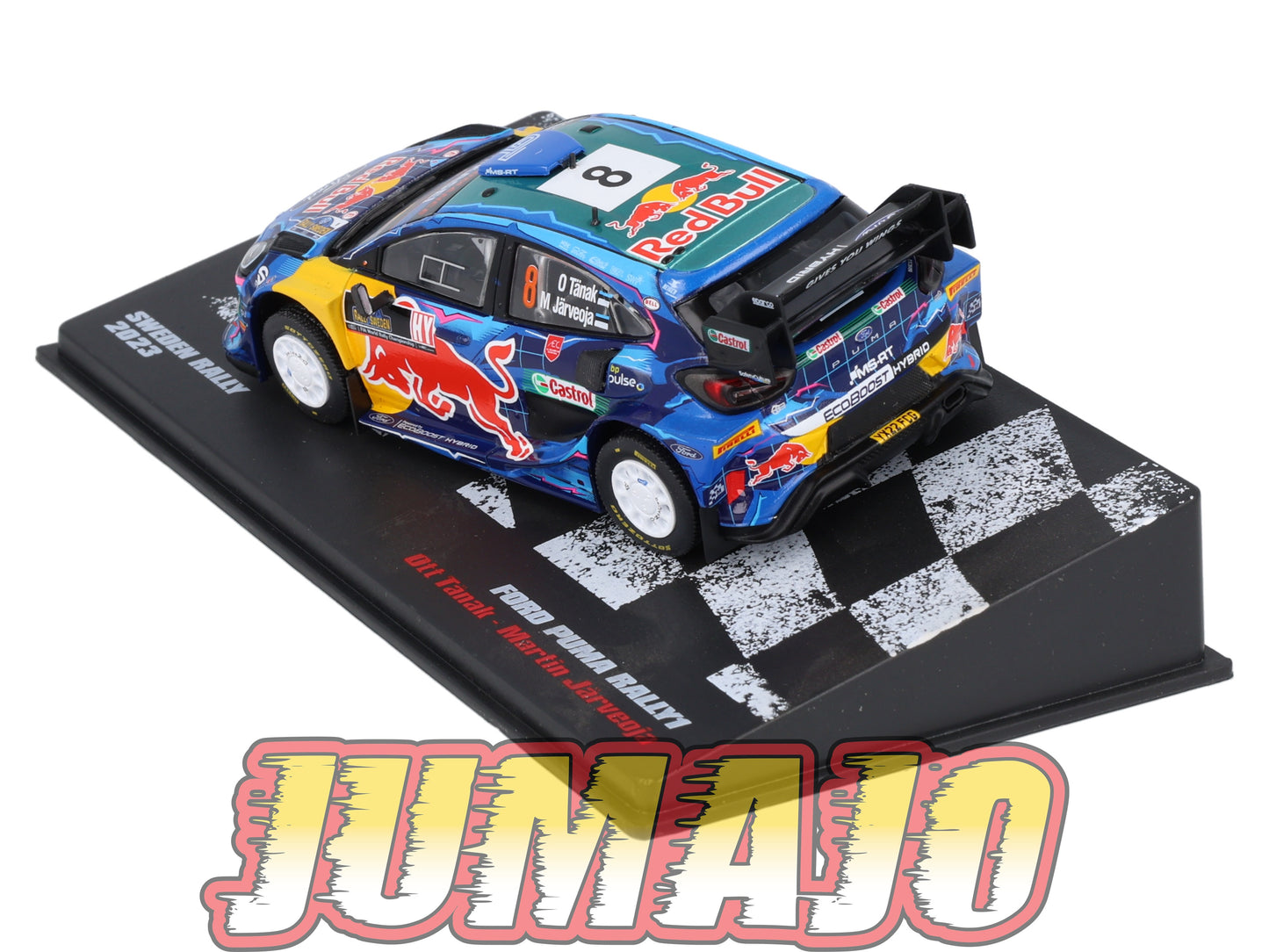 RVR19 1/43 Altaya Vainqueurs rallye : FORD Puma Rally1 2023 #8 O.Tanak