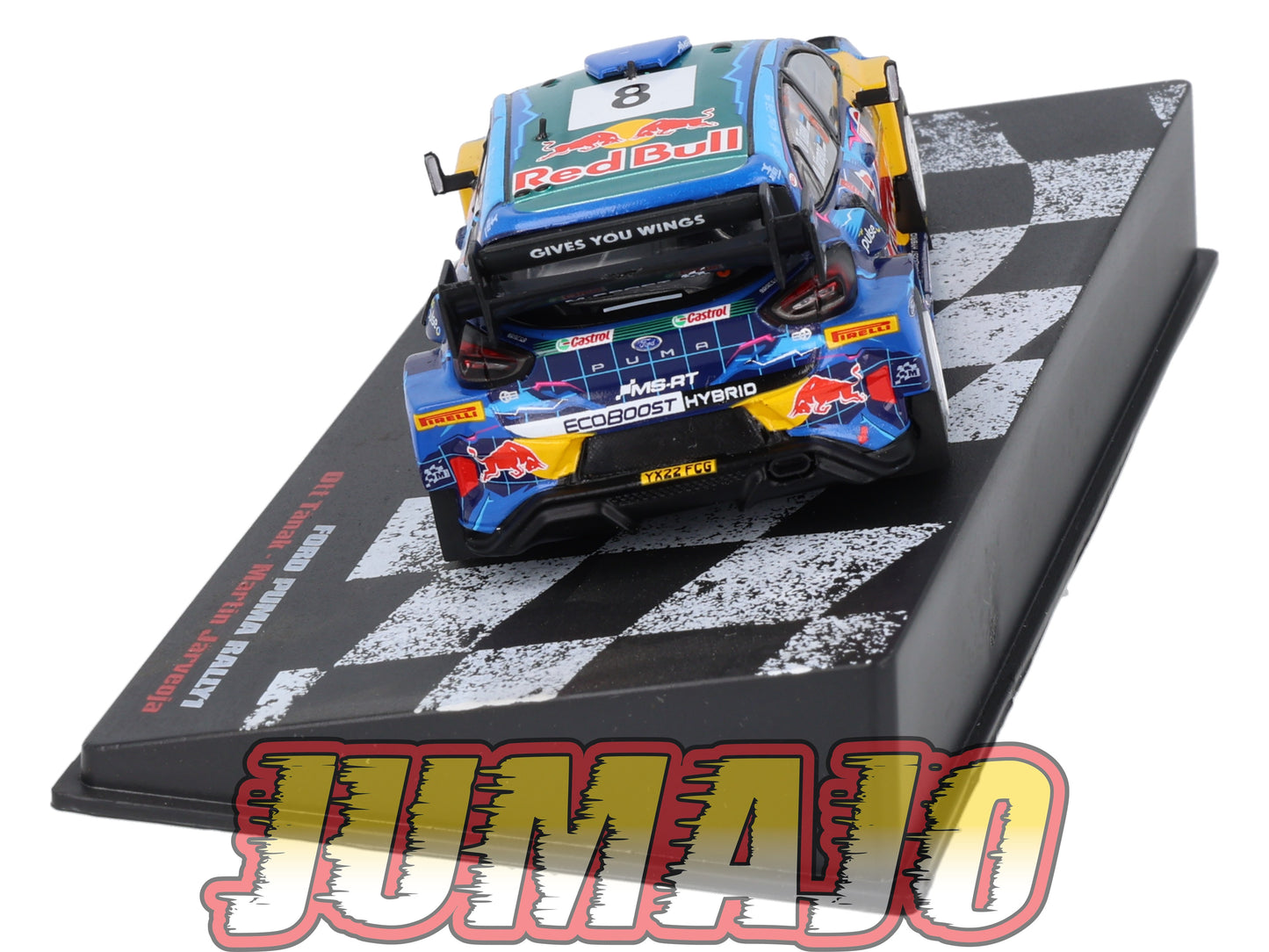RVR19 1/43 Altaya Vainqueurs rallye : FORD Puma Rally1 2023 #8 O.Tanak
