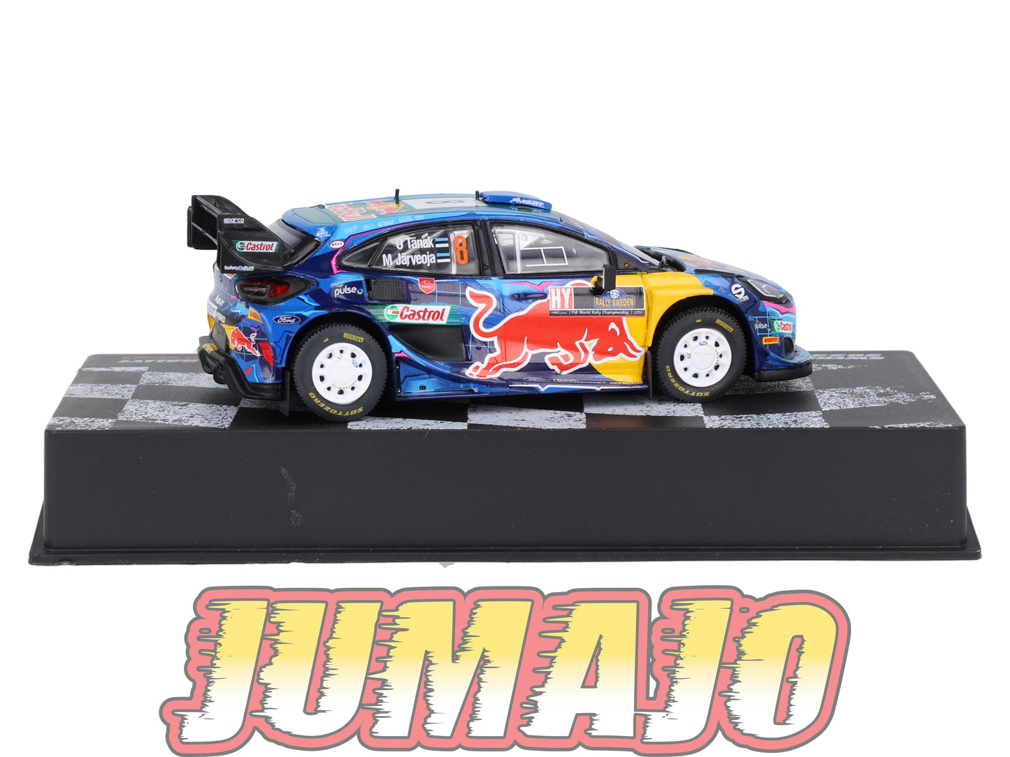 RVR19 1/43 Altaya Vainqueurs rallye : FORD Puma Rally1 2023 #8 O.Tanak