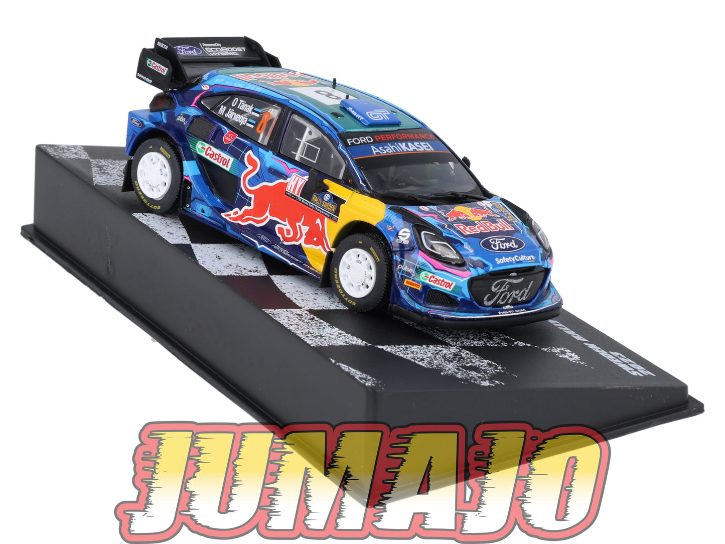 RVR19 1/43 Altaya Vainqueurs rallye : FORD Puma Rally1 2023 #8 O.Tanak