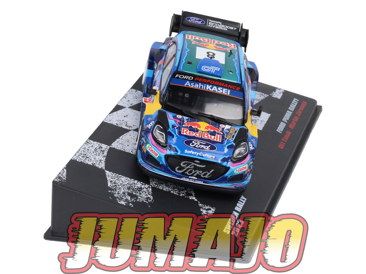 RVR19 1/43 Altaya Vainqueurs rallye : FORD Puma Rally1 2023 #8 O.Tanak
