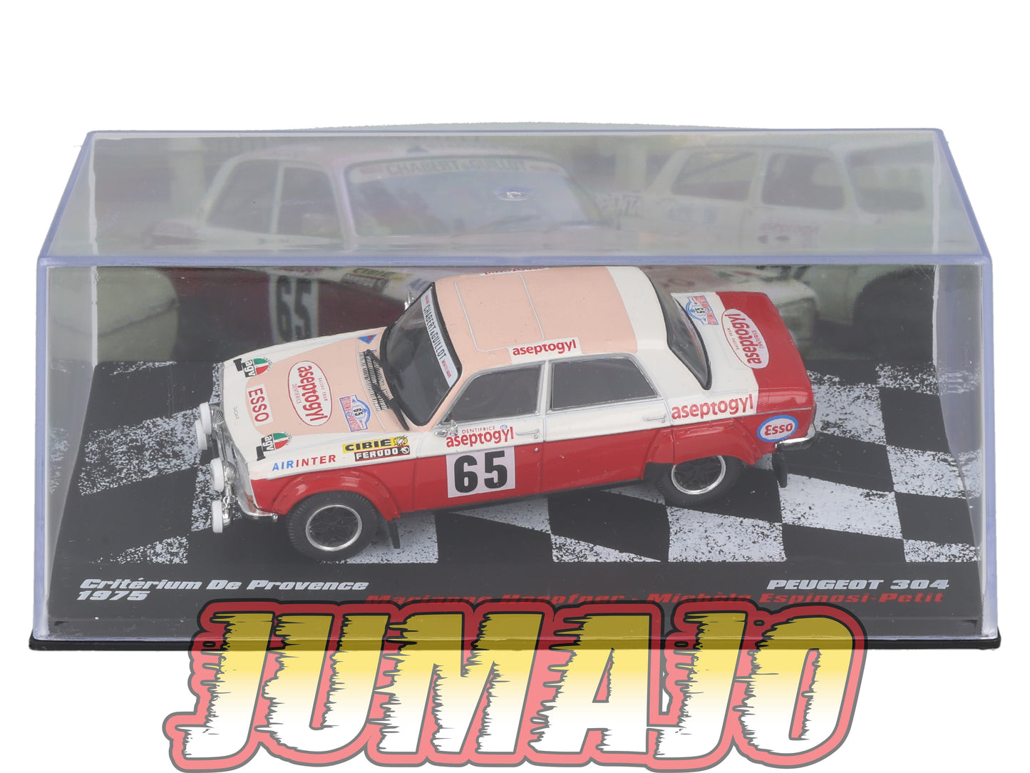 RVR27 1/43 Altaya Vainqueurs rallye : PEUGEOT 304 1975 #65 M.Hoepfner