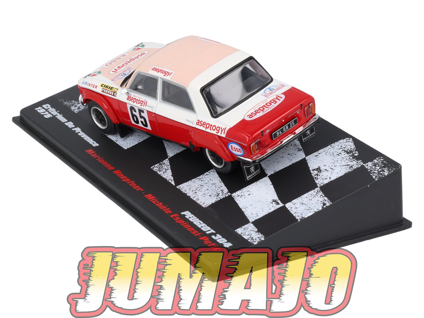 RVR27 1/43 Altaya Vainqueurs rallye : PEUGEOT 304 1975 #65 M.Hoepfner