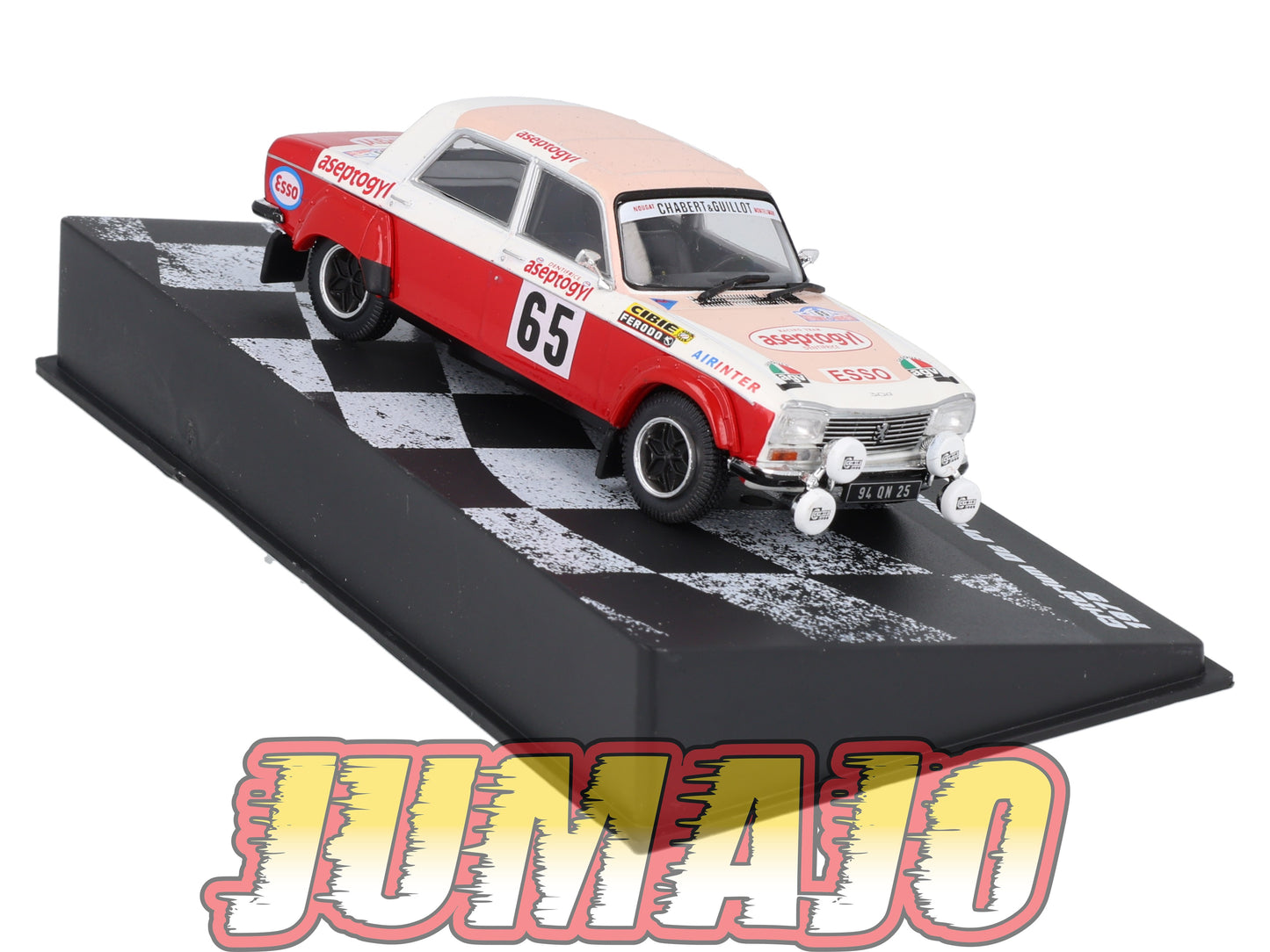 RVR27 1/43 Altaya Vainqueurs rallye : PEUGEOT 304 1975 #65 M.Hoepfner