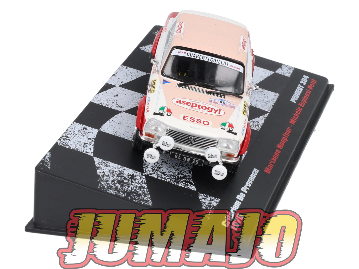 RVR27 1/43 Altaya Vainqueurs rallye : PEUGEOT 304 1975 #65 M.Hoepfner