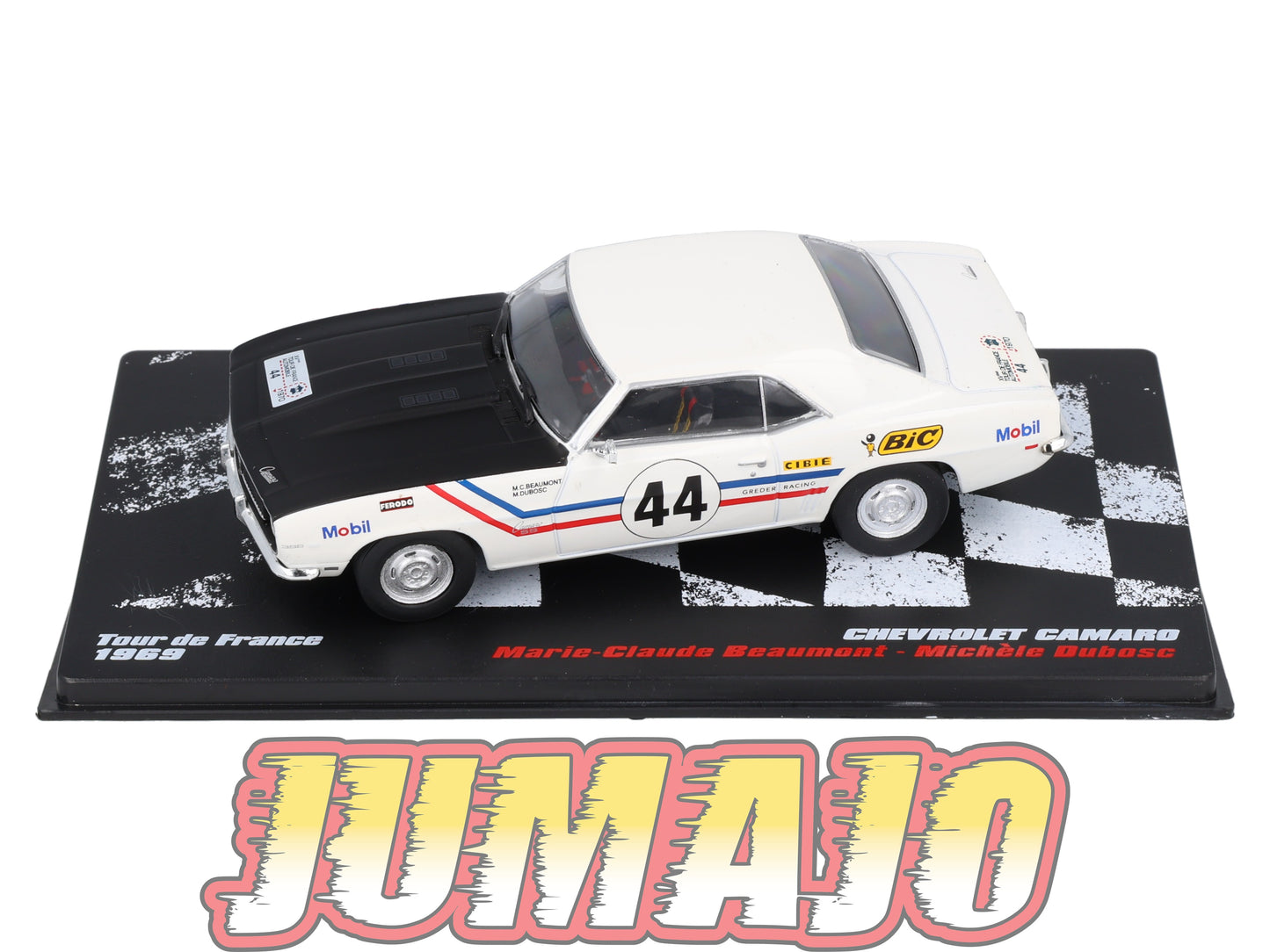 RVR29 1/43 Altaya Vainqueurs rallye : CHEVROLET Camaro 1969 #44 M-C.Beaumont