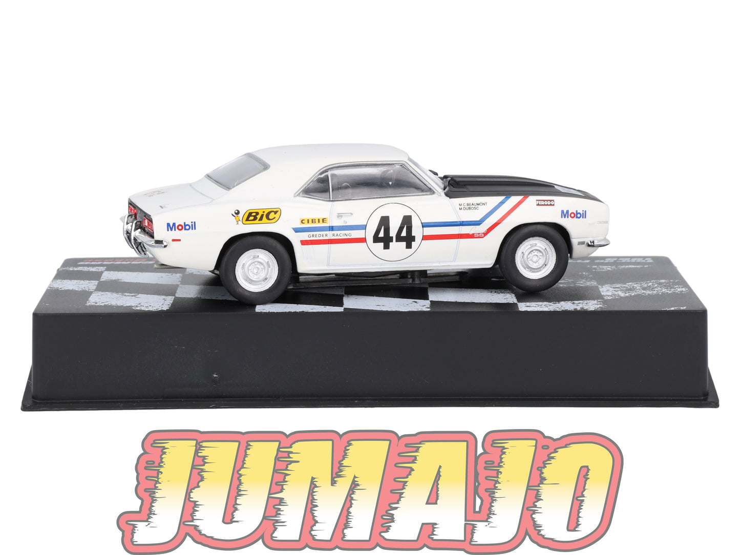 RVR29 1/43 Altaya Vainqueurs rallye : CHEVROLET Camaro 1969 #44 M-C.Beaumont