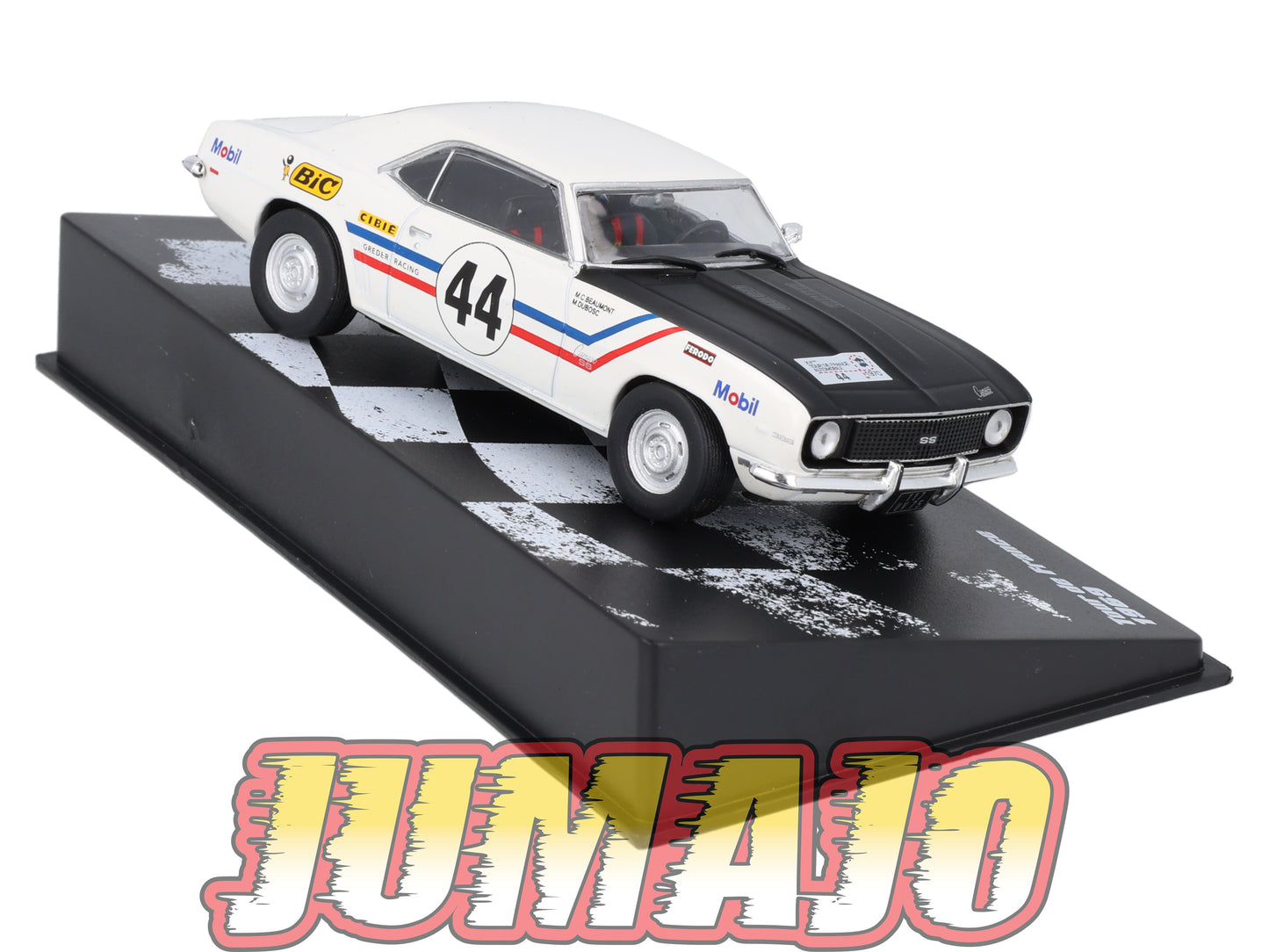 RVR29 1/43 Altaya Vainqueurs rallye : CHEVROLET Camaro 1969 #44 M-C.Beaumont