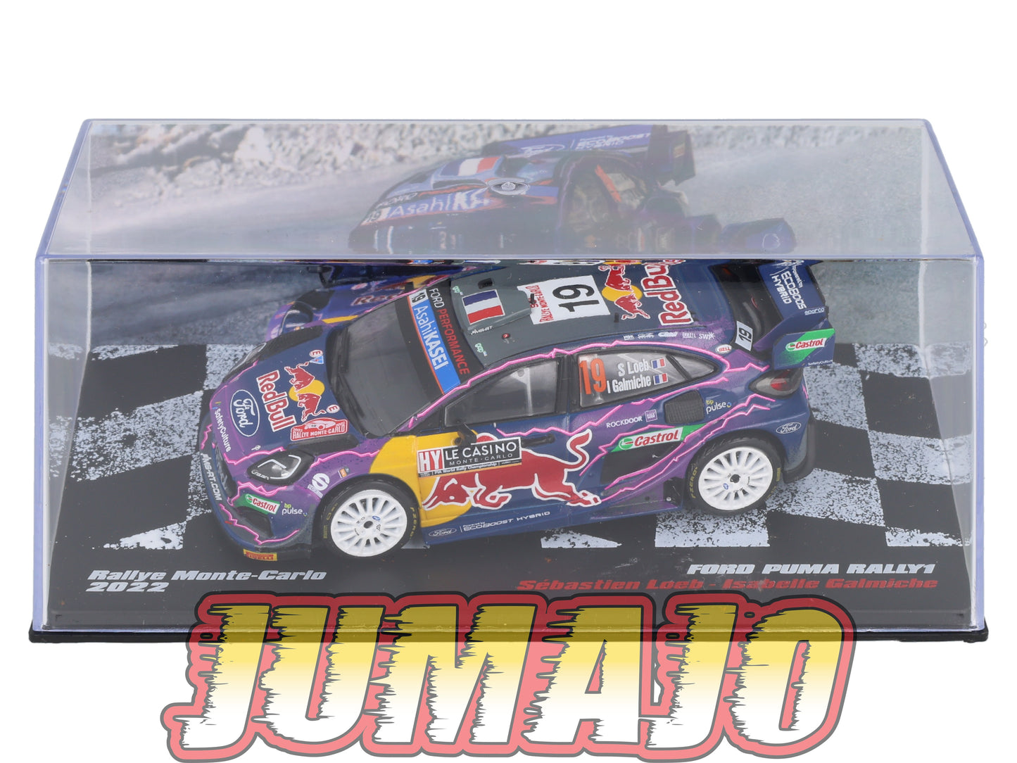 RVR2 1/43 Altaya Vainqueurs rallye : FORD Puma Rally1 monte-carlo 2022 S.Loeb