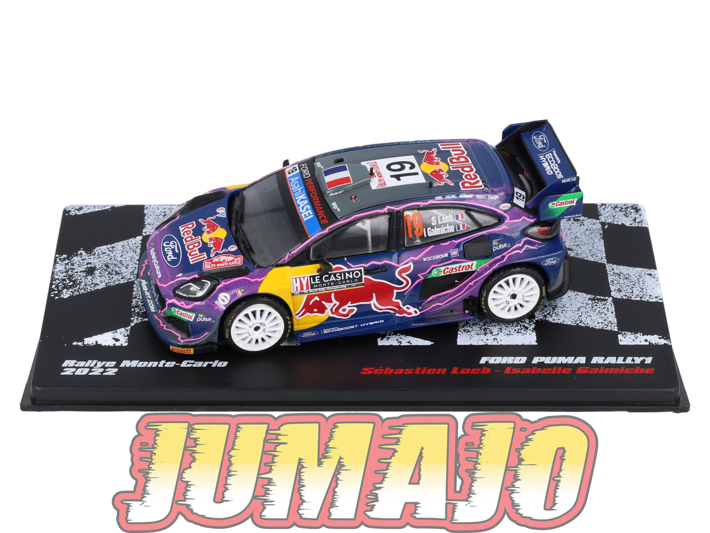 RVR2 1/43 Altaya Vainqueurs rallye : FORD Puma Rally1 monte-carlo 2022 S.Loeb