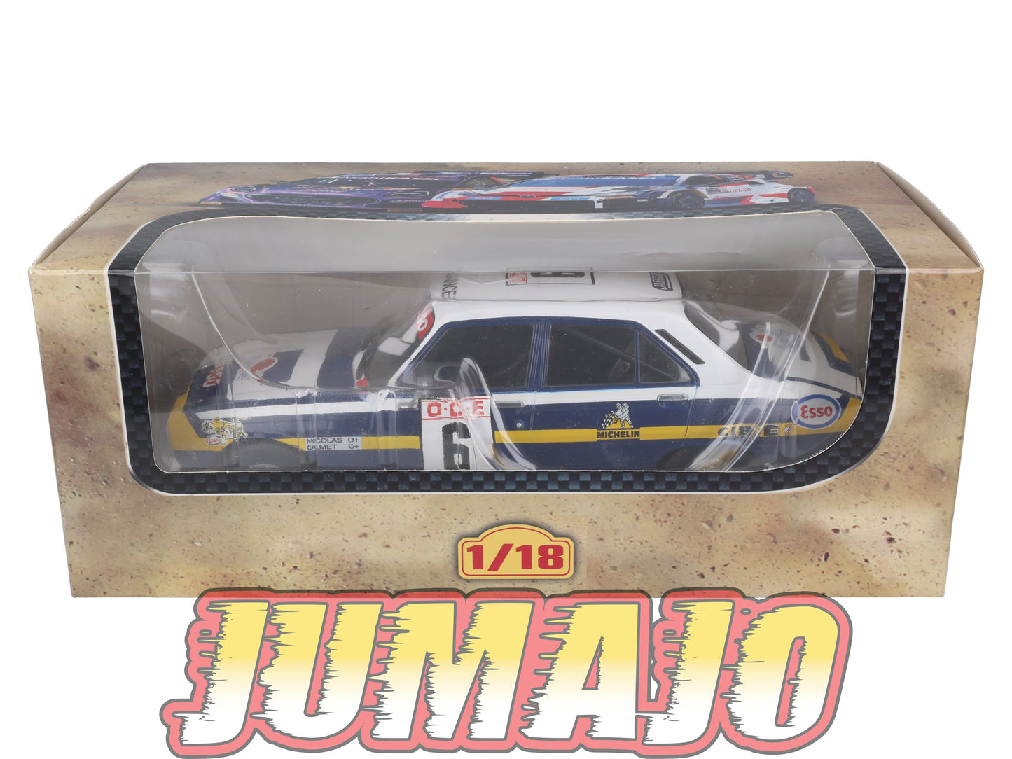 RVR30 1/18 Altaya Vainqueurs rallye : PEUGEOT 504 1976 #6 Nicolas Gamet