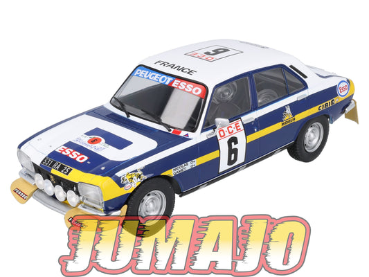 RVR30 1/18 Altaya Vainqueurs rallye : PEUGEOT 504 1976 #6 Nicolas Gamet