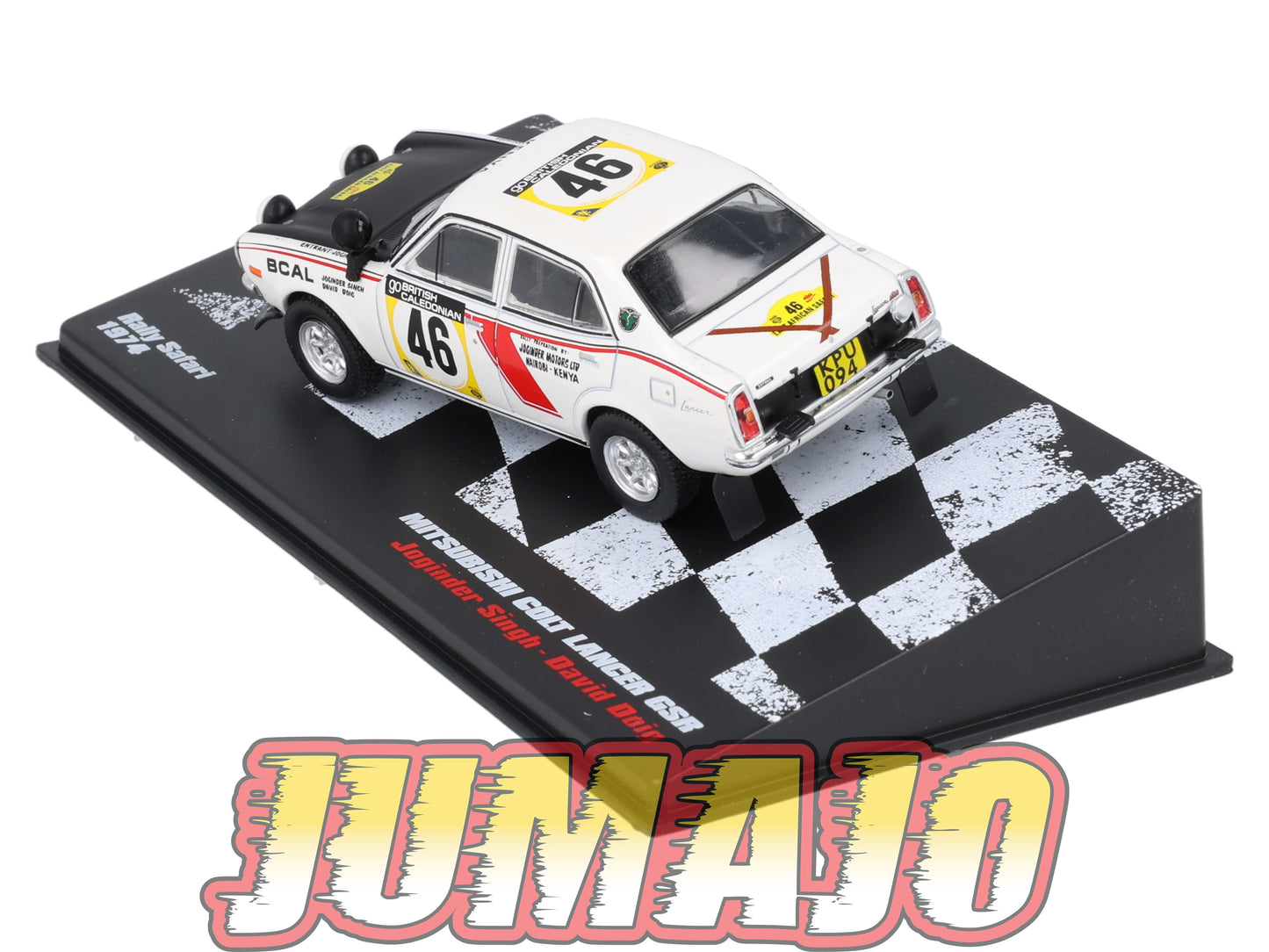 RVR31 1/43 Altaya Vainqueurs rallye : MITSUBISHI Colt Lancer GSR 1974 #46 J.Singh