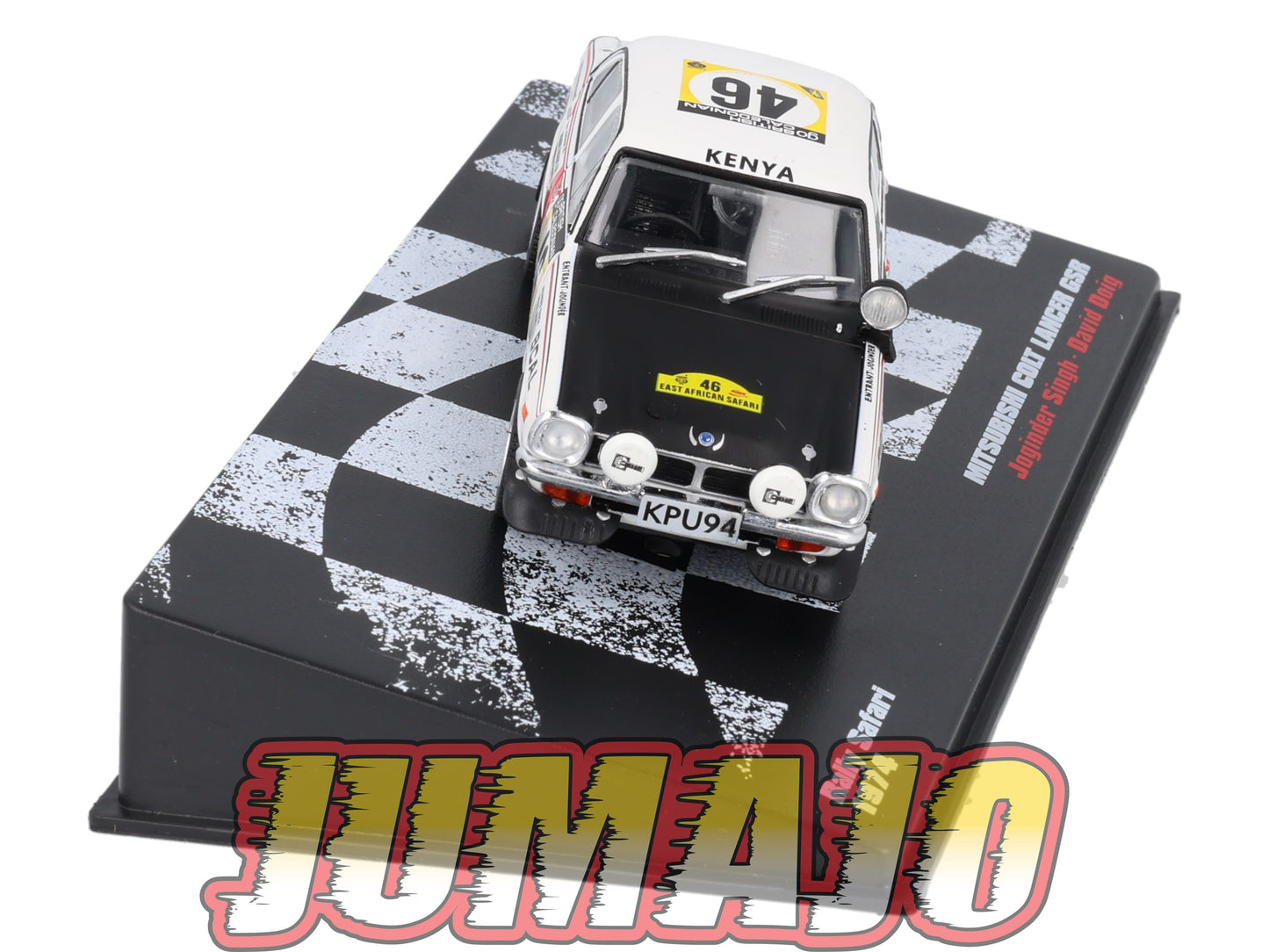 RVR31 1/43 Altaya Vainqueurs rallye : MITSUBISHI Colt Lancer GSR 1974 #46 J.Singh