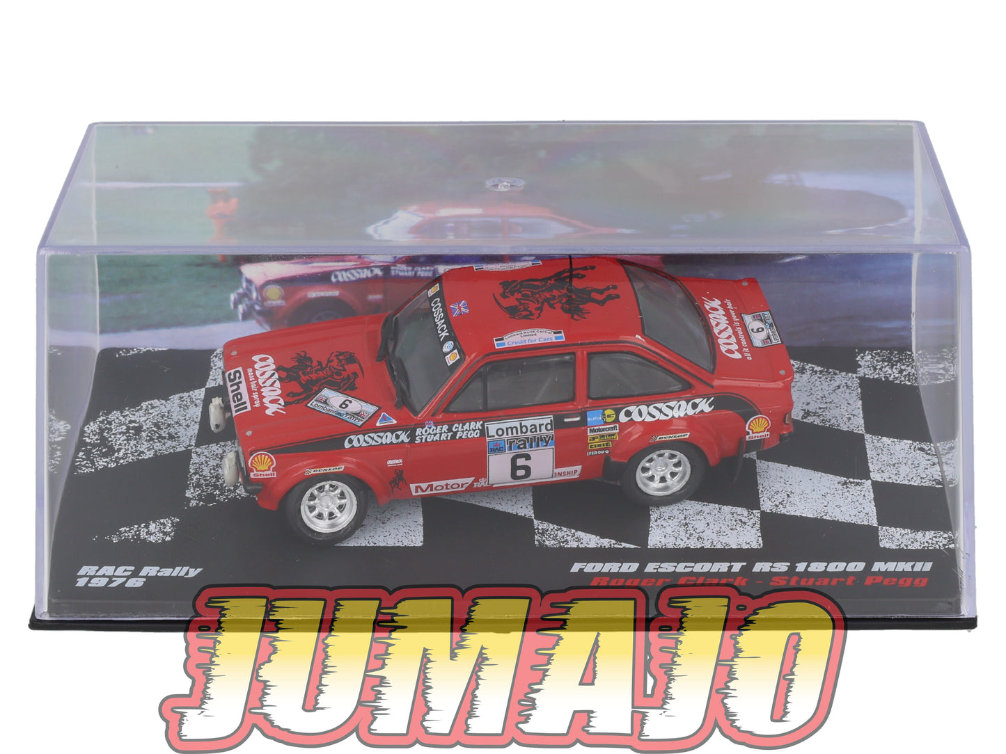 RVR36 1/43 Altaya Vainqueurs rallye : FORD Escort Rs 1800 MkII 1976 #6 R.Clark