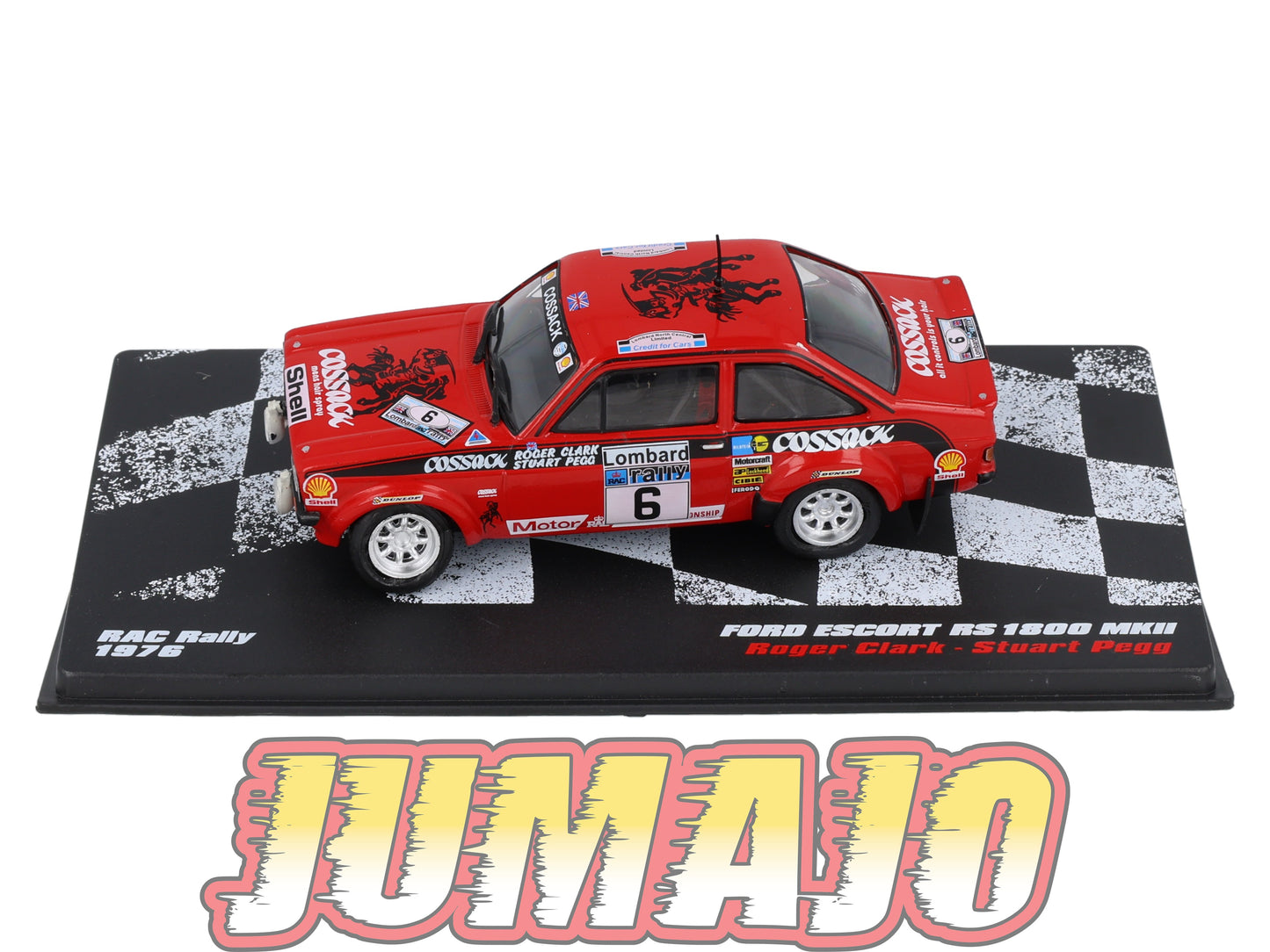 RVR36 1/43 Altaya Vainqueurs rallye : FORD Escort Rs 1800 MkII 1976 #6 R.Clark