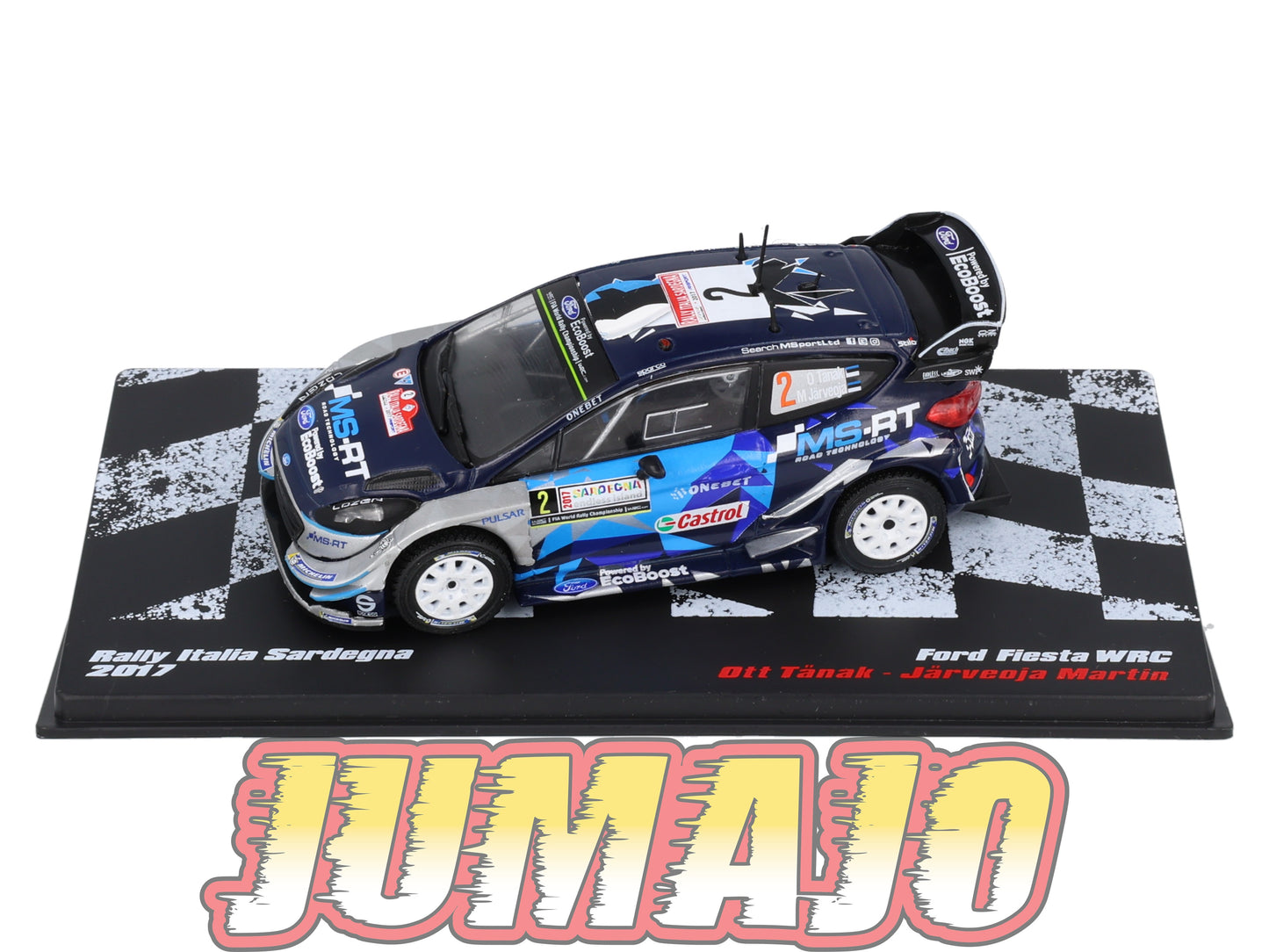 RVR34 1/43 Altaya Vainqueurs rallye : FORD Fiesta 2017 #2 O.Tanak