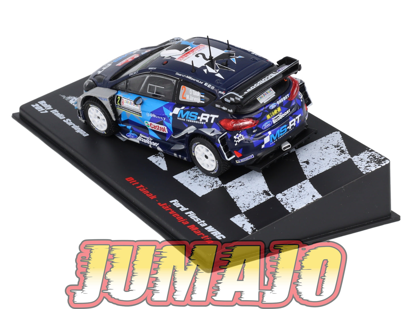 RVR34 1/43 Altaya Vainqueurs rallye : FORD Fiesta 2017 #2 O.Tanak