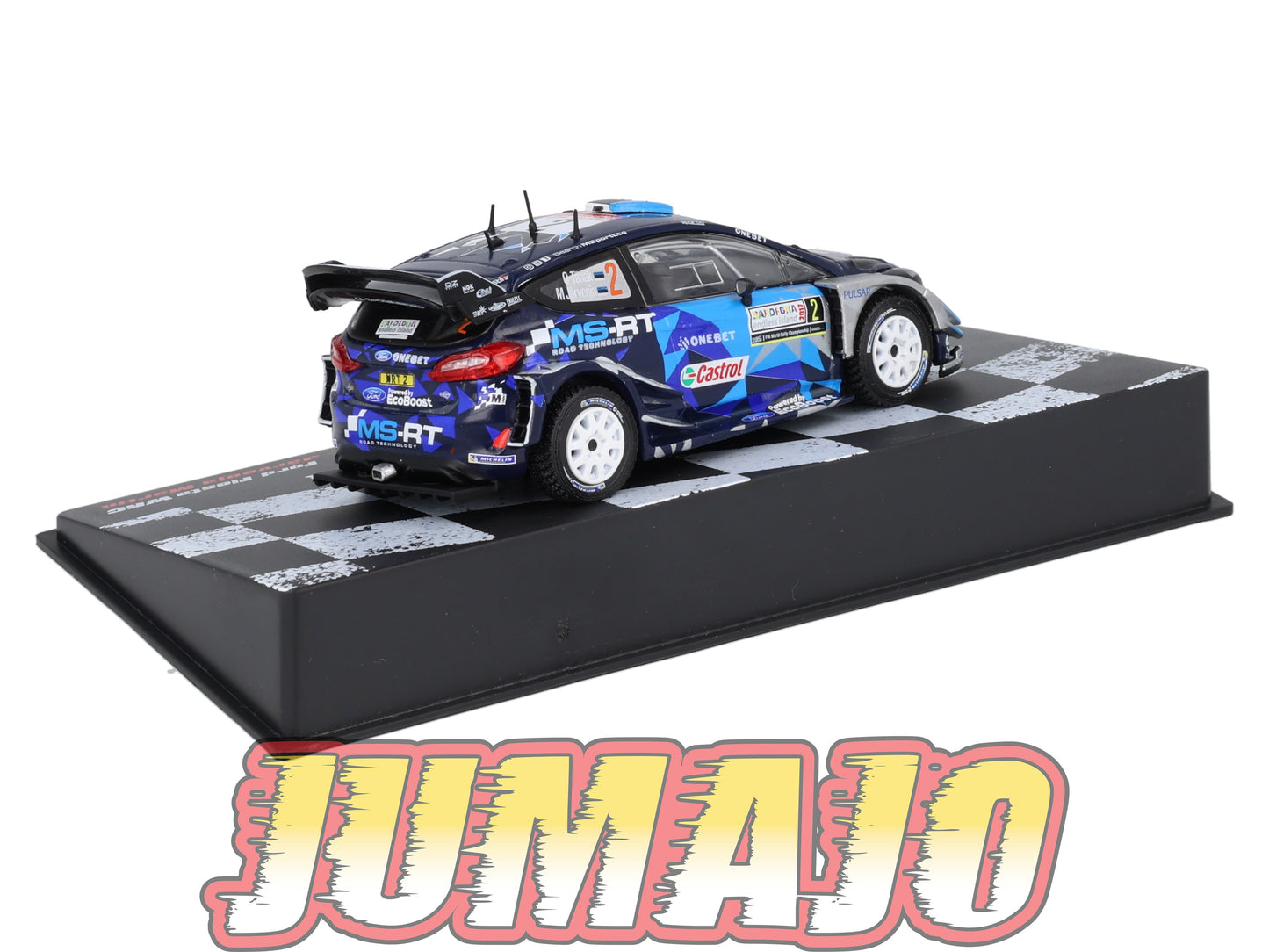 RVR34 1/43 Altaya Vainqueurs rallye : FORD Fiesta 2017 #2 O.Tanak