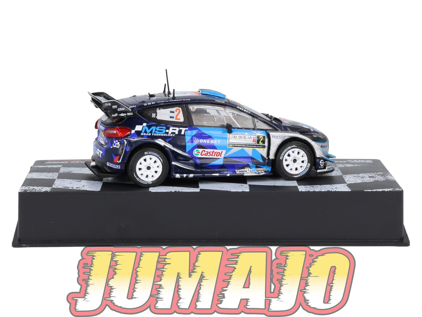 RVR34 1/43 Altaya Vainqueurs rallye : FORD Fiesta 2017 #2 O.Tanak