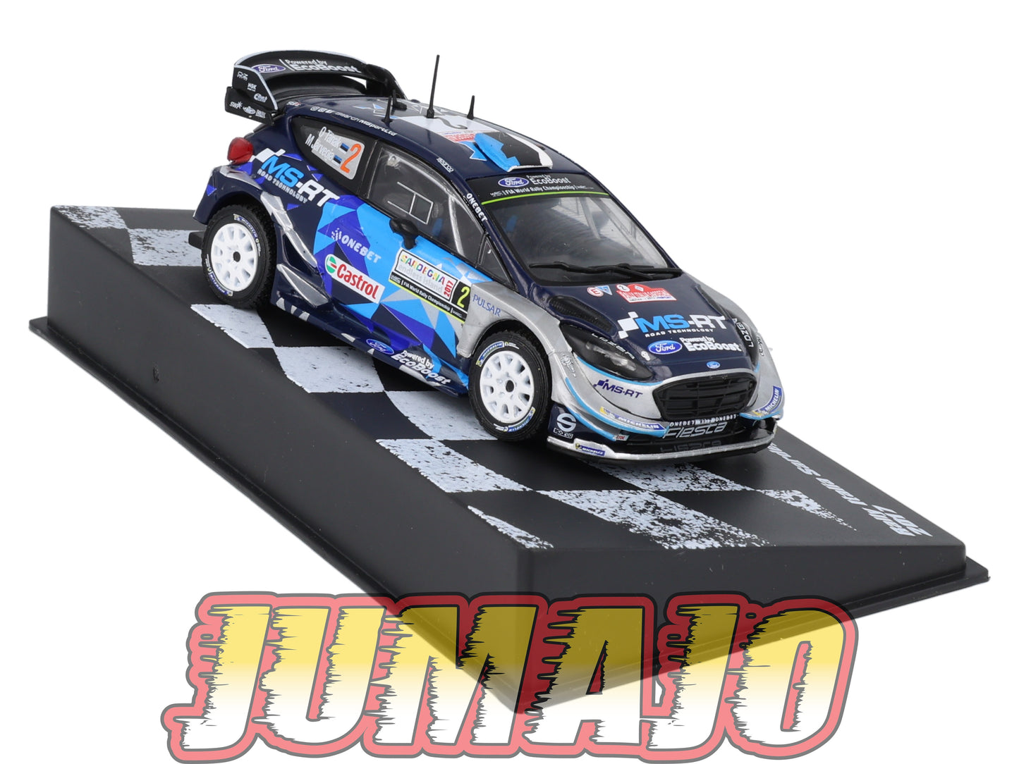 RVR34 1/43 Altaya Vainqueurs rallye : FORD Fiesta 2017 #2 O.Tanak