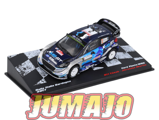 RVR34 1/43 Altaya Vainqueurs rallye : FORD Fiesta 2017 #2 O.Tanak