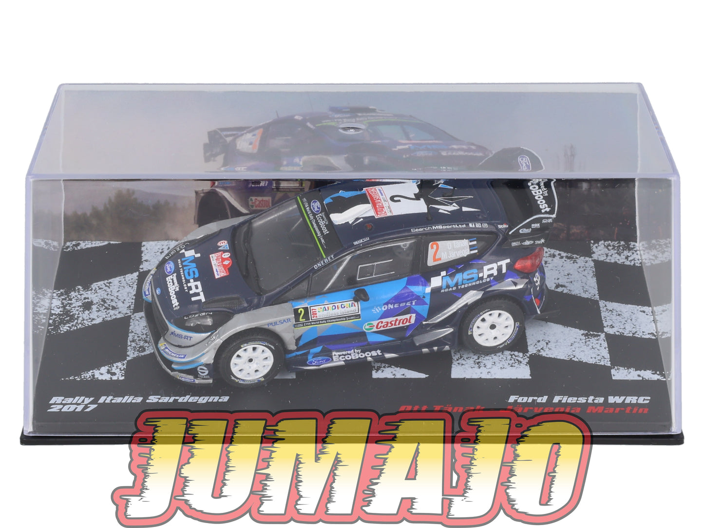 RVR34 1/43 Altaya Vainqueurs rallye : FORD Fiesta 2017 #2 O.Tanak