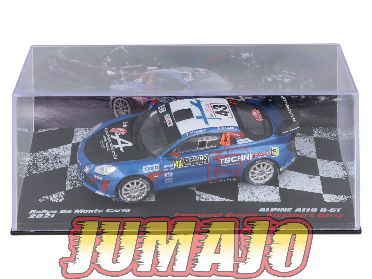 RVR35 1/43 Altaya Vainqueurs rallye RENAULT Alpine A110 R -GT 2021 Monte-carlo