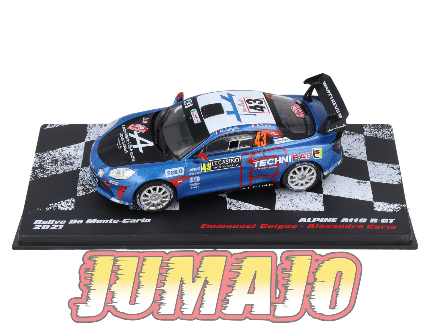 RVR35 1/43 Altaya Vainqueurs rallye RENAULT Alpine A110 R -GT 2021 Monte-carlo