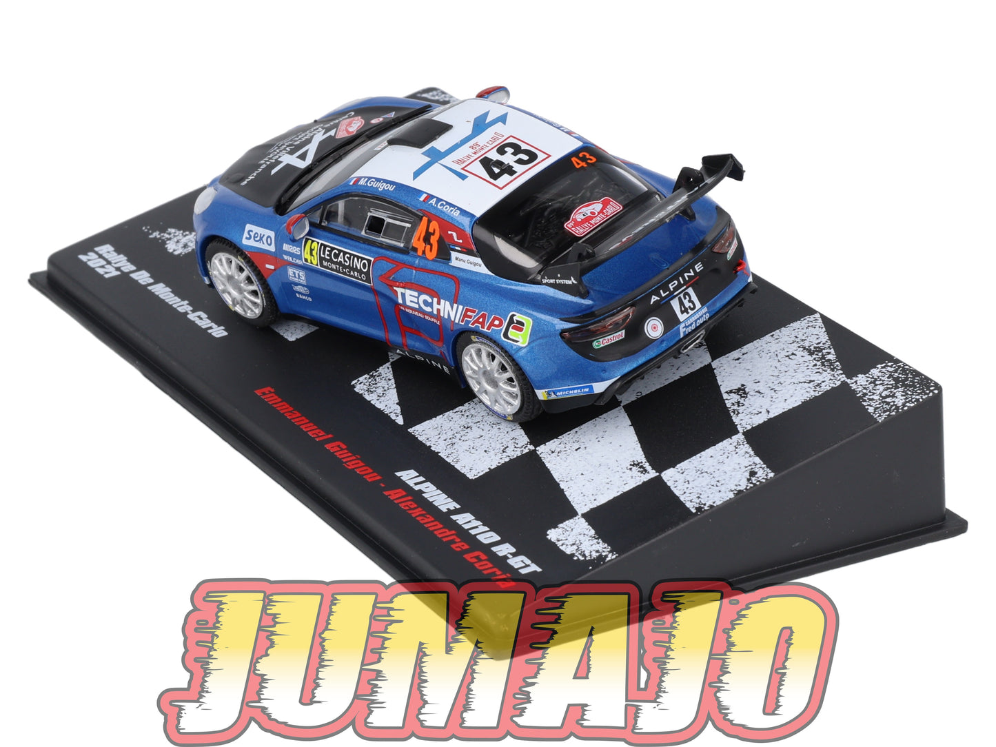 RVR35 1/43 Altaya Vainqueurs rallye RENAULT Alpine A110 R -GT 2021 Monte-carlo