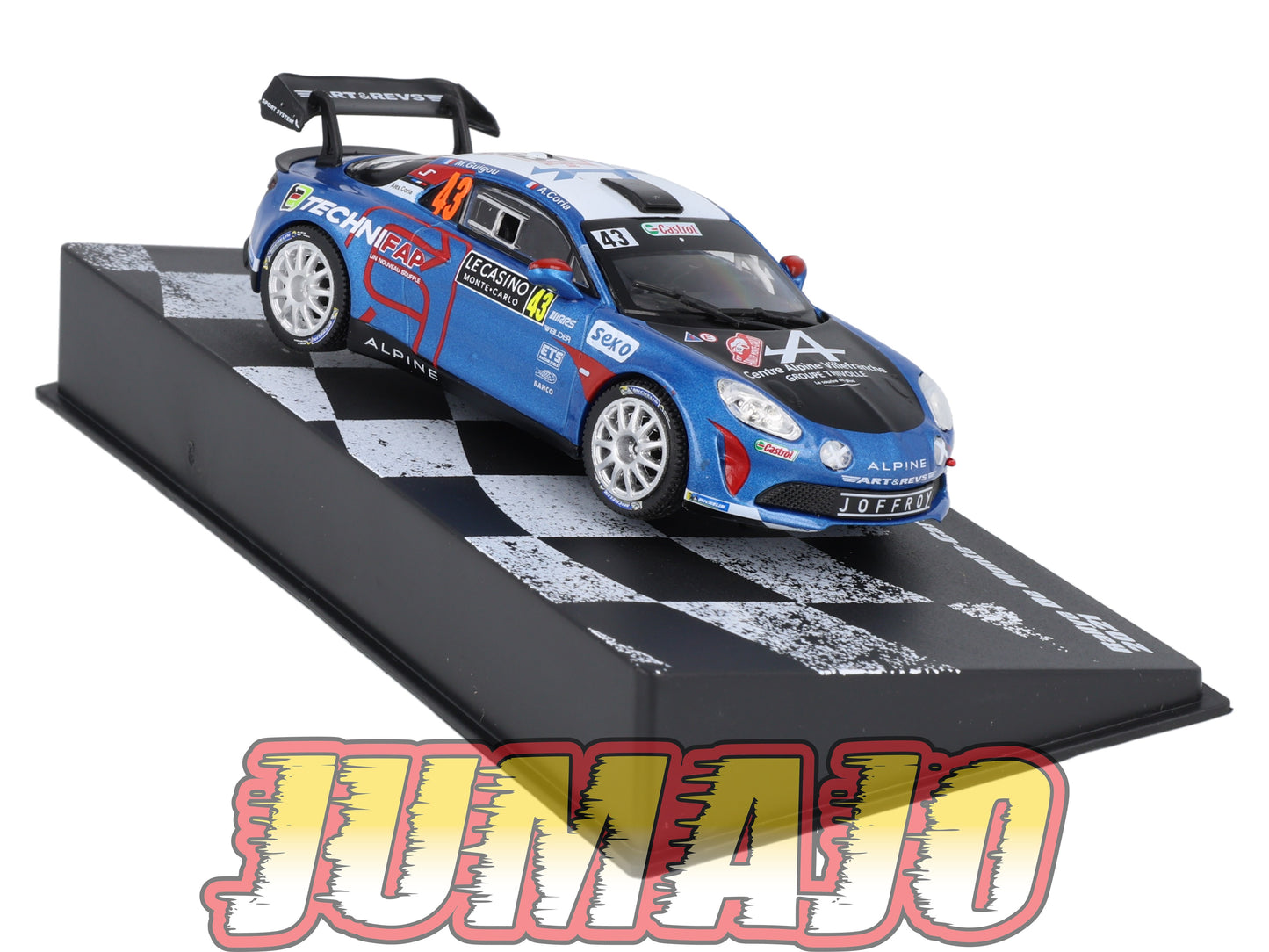 RVR35 1/43 Altaya Vainqueurs rallye RENAULT Alpine A110 R -GT 2021 Monte-carlo