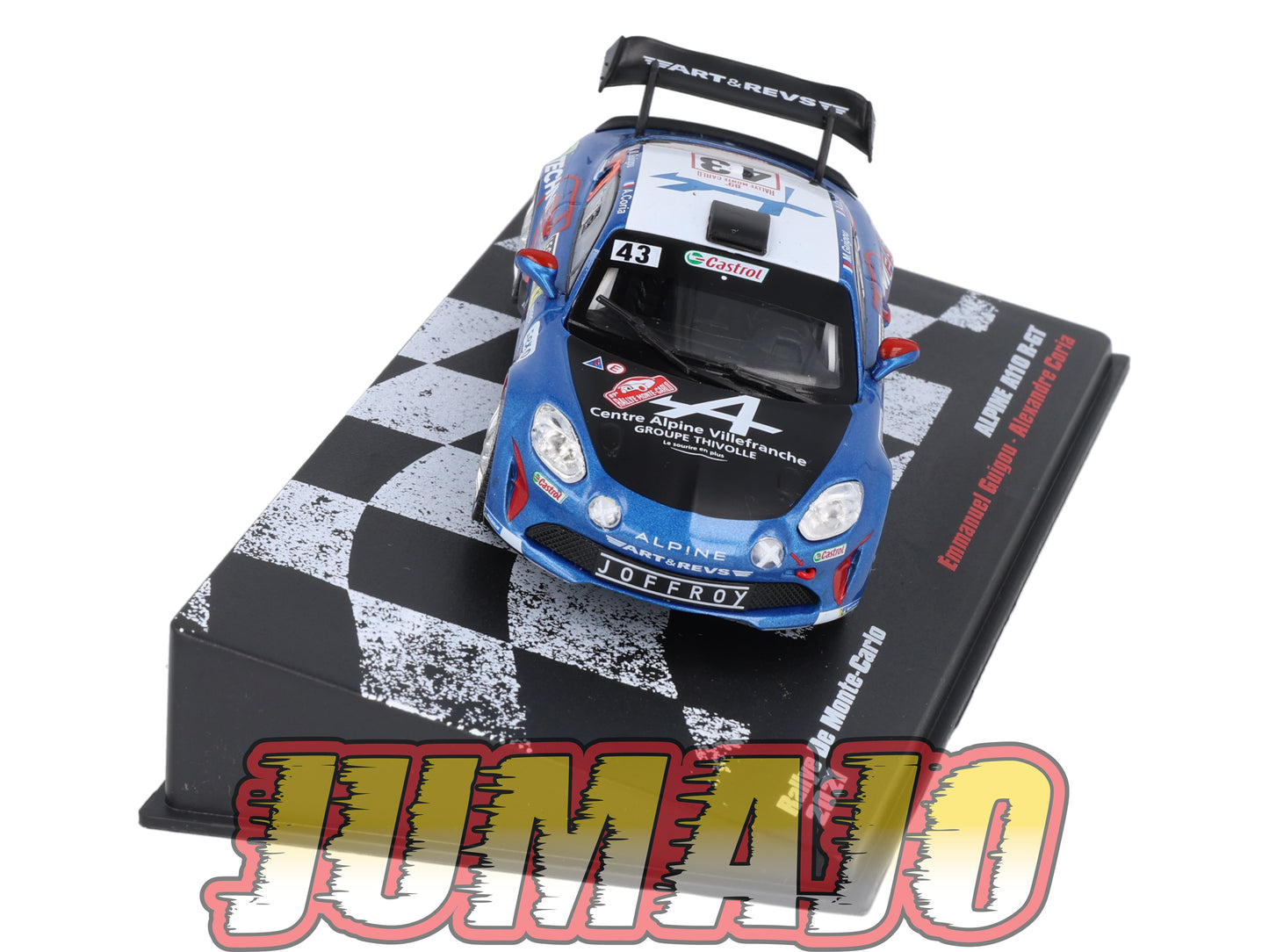 RVR35 1/43 Altaya Vainqueurs rallye RENAULT Alpine A110 R -GT 2021 Monte-carlo