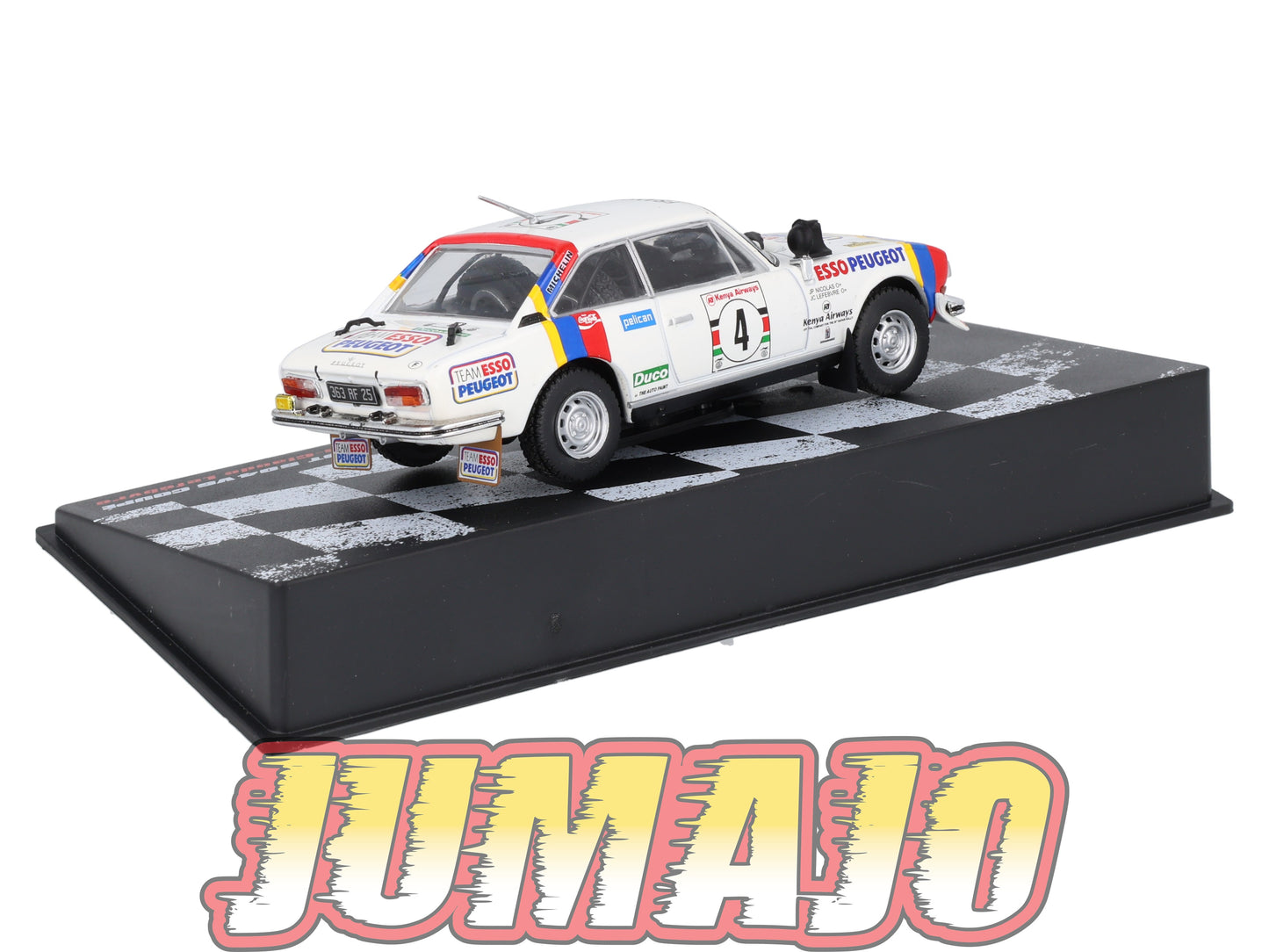 RVR37 1/43 Altaya Vainqueurs rallye : PEUGEOT 504 V6 Coupé 1978 #4 J-P.Nicolas
