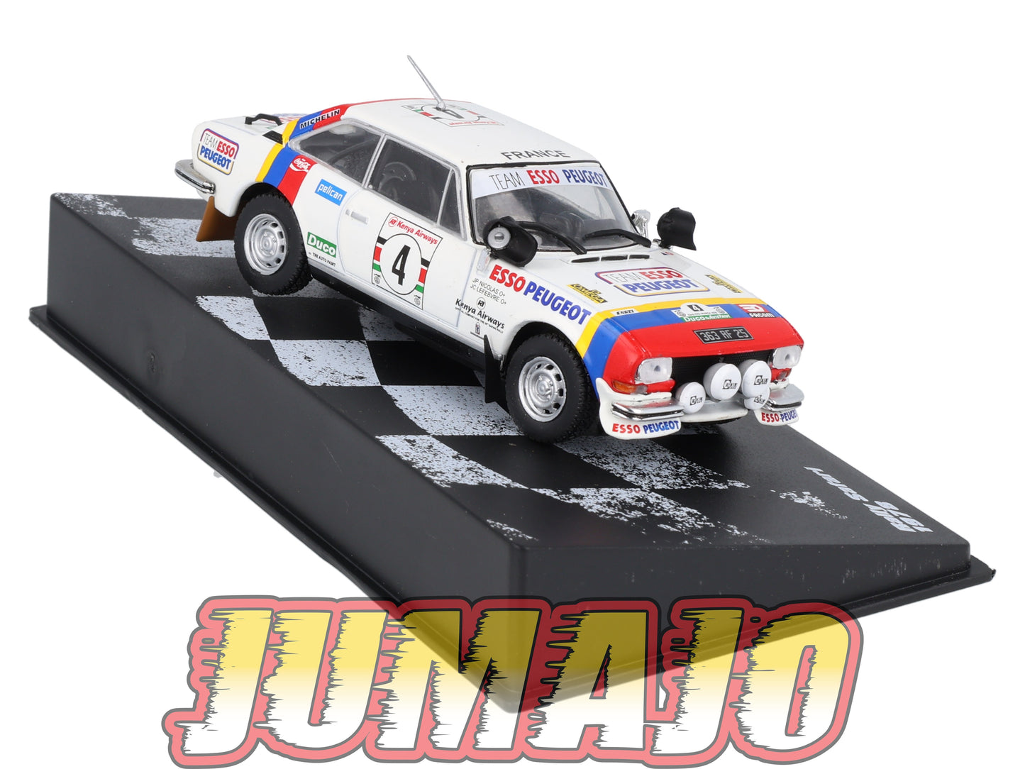 RVR37 1/43 Altaya Vainqueurs rallye : PEUGEOT 504 V6 Coupé 1978 #4 J-P.Nicolas