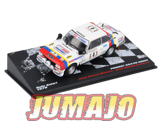 RVR37 1/43 Altaya Vainqueurs rallye : PEUGEOT 504 V6 Coupé 1978 #4 J-P.Nicolas