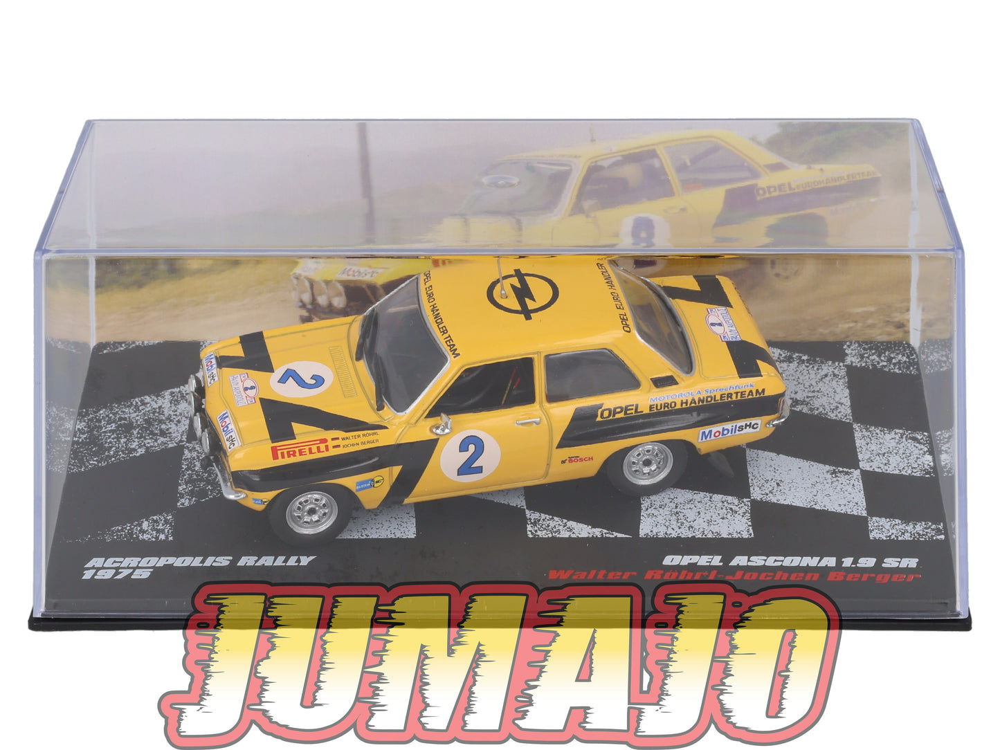 RVR38 1/43 Altaya Vainqueurs rallye : OPEL Ascona 1.9 Sr 1975 #2 W.Röhrl