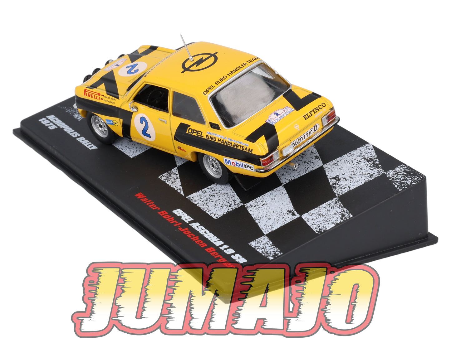 RVR38 1/43 Altaya Vainqueurs rallye : OPEL Ascona 1.9 Sr 1975 #2 W.Röhrl