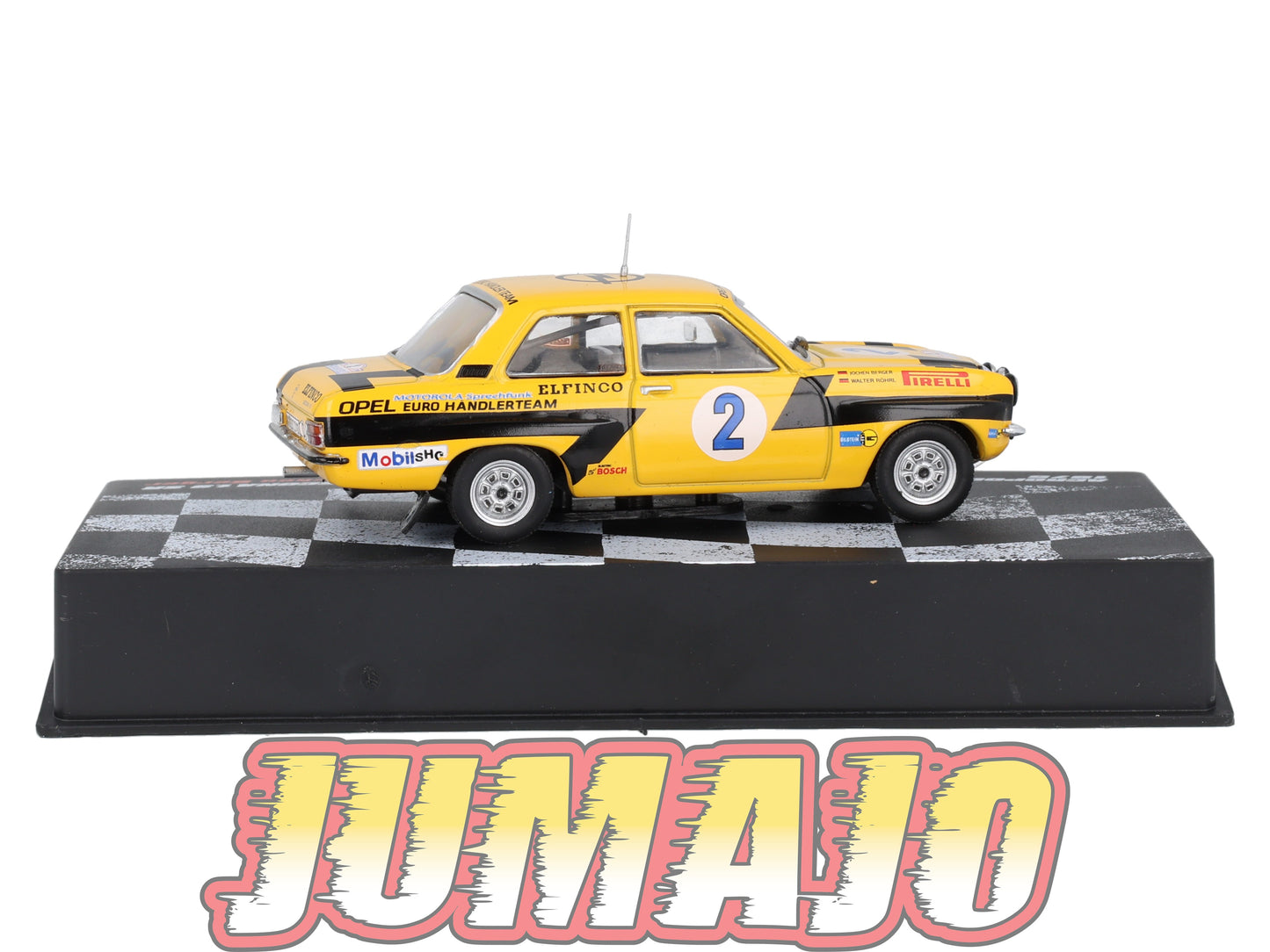 RVR38 1/43 Altaya Vainqueurs rallye : OPEL Ascona 1.9 Sr 1975 #2 W.Röhrl