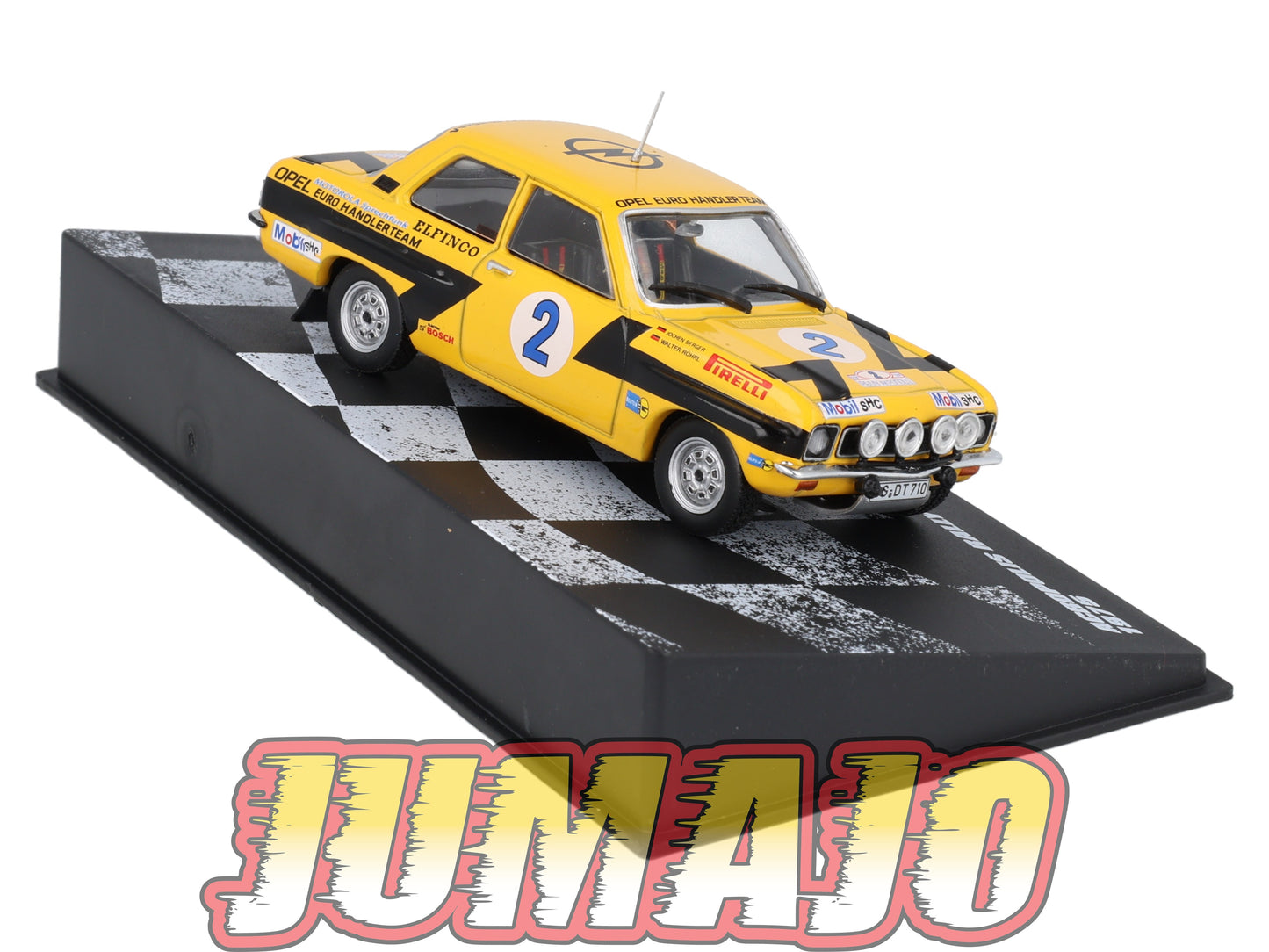 RVR38 1/43 Altaya Vainqueurs rallye : OPEL Ascona 1.9 Sr 1975 #2 W.Röhrl