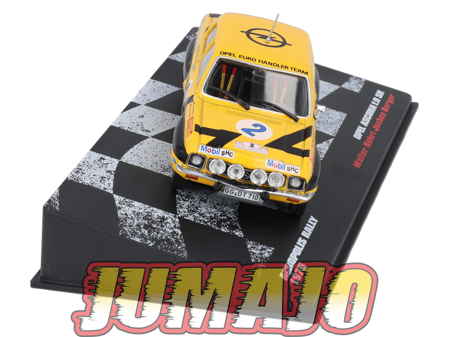 RVR38 1/43 Altaya Vainqueurs rallye : OPEL Ascona 1.9 Sr 1975 #2 W.Röhrl
