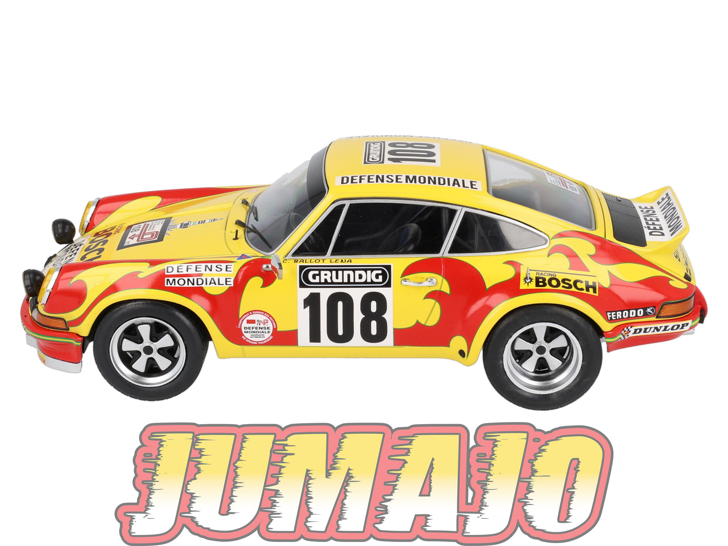 RVR40 1/18 Altaya Vainqueurs rallye : Porsche 911 Carrera RS Tour de France 1973 C.Ballot