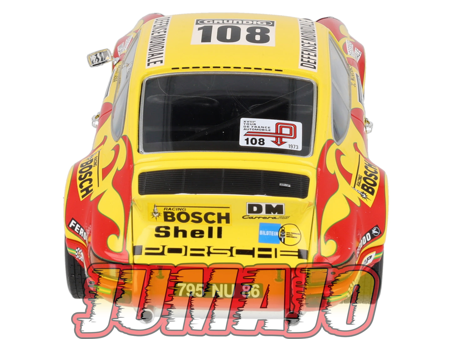 RVR40 1/18 Altaya Vainqueurs rallye : Porsche 911 Carrera RS Tour de France 1973 C.Ballot