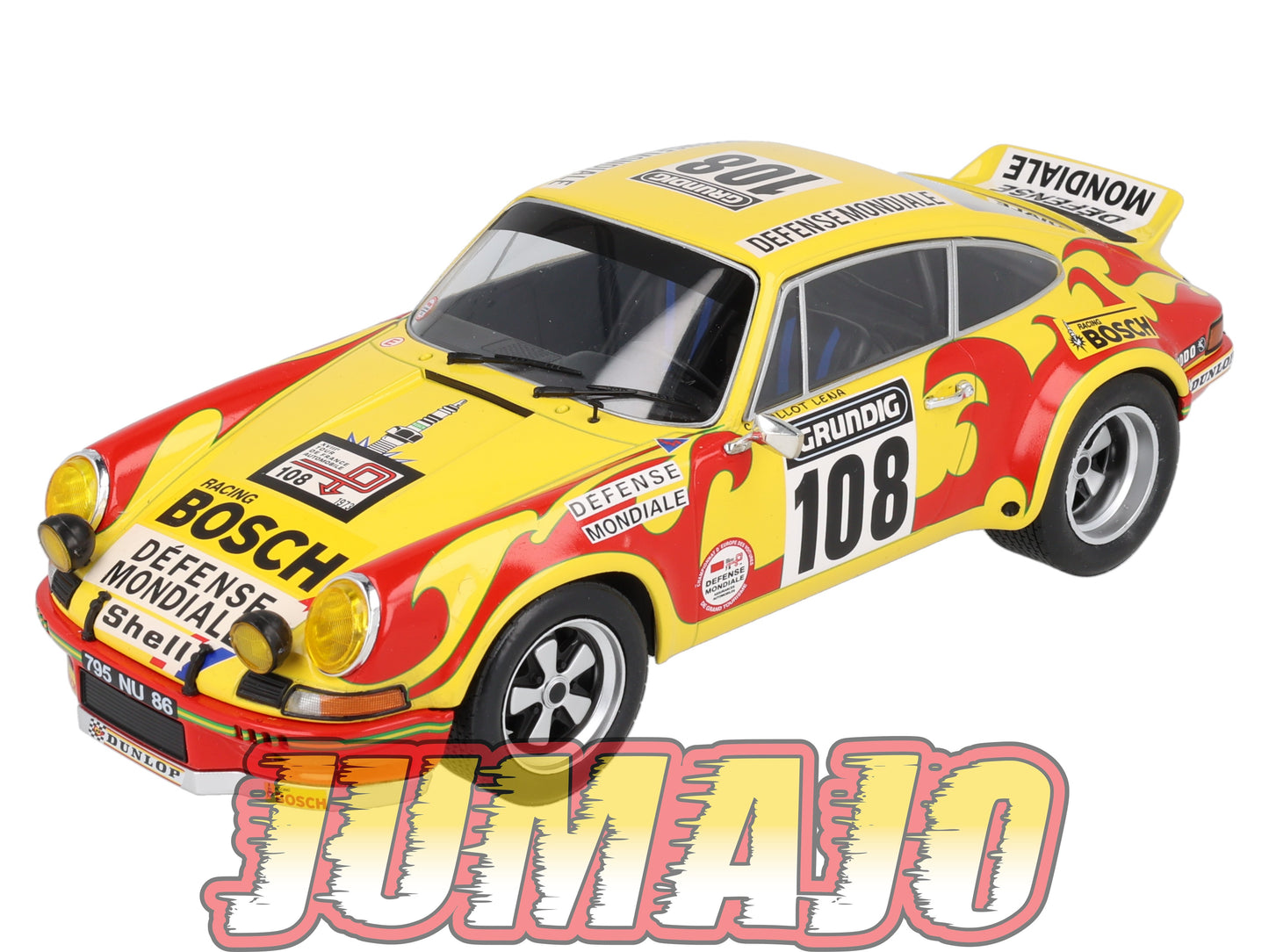 RVR40 1/18 Altaya Vainqueurs rallye : Porsche 911 Carrera RS Tour de France 1973 C.Ballot