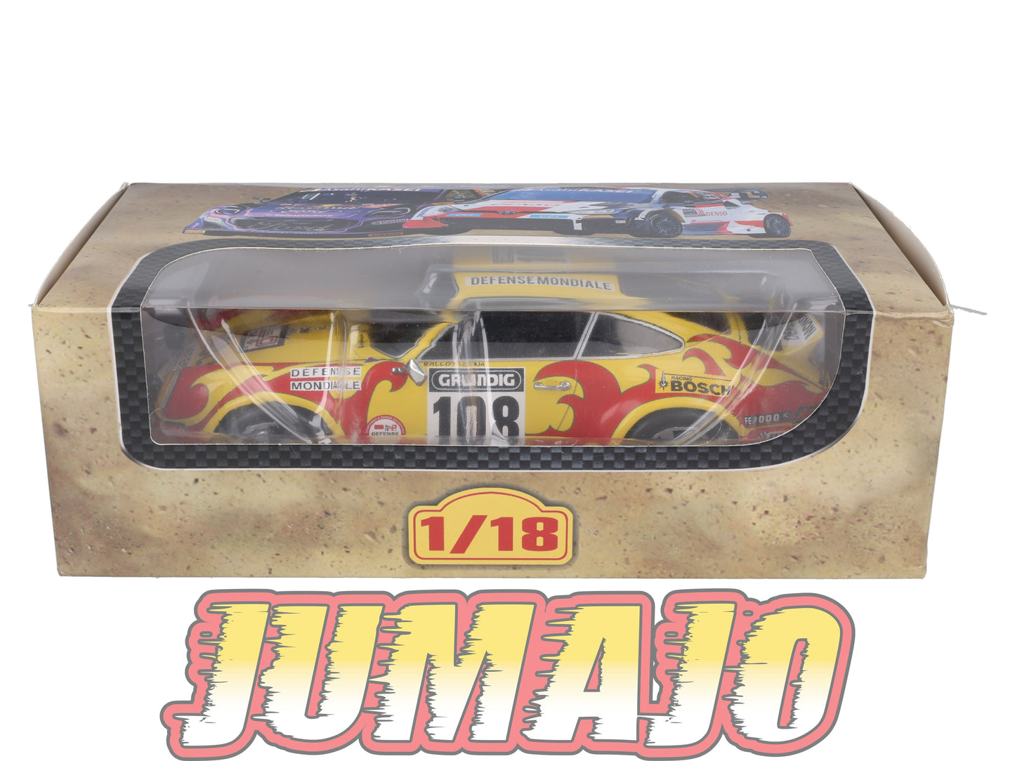 RVR40 1/18 Altaya Vainqueurs rallye : Porsche 911 Carrera RS Tour de France 1973 C.Ballot