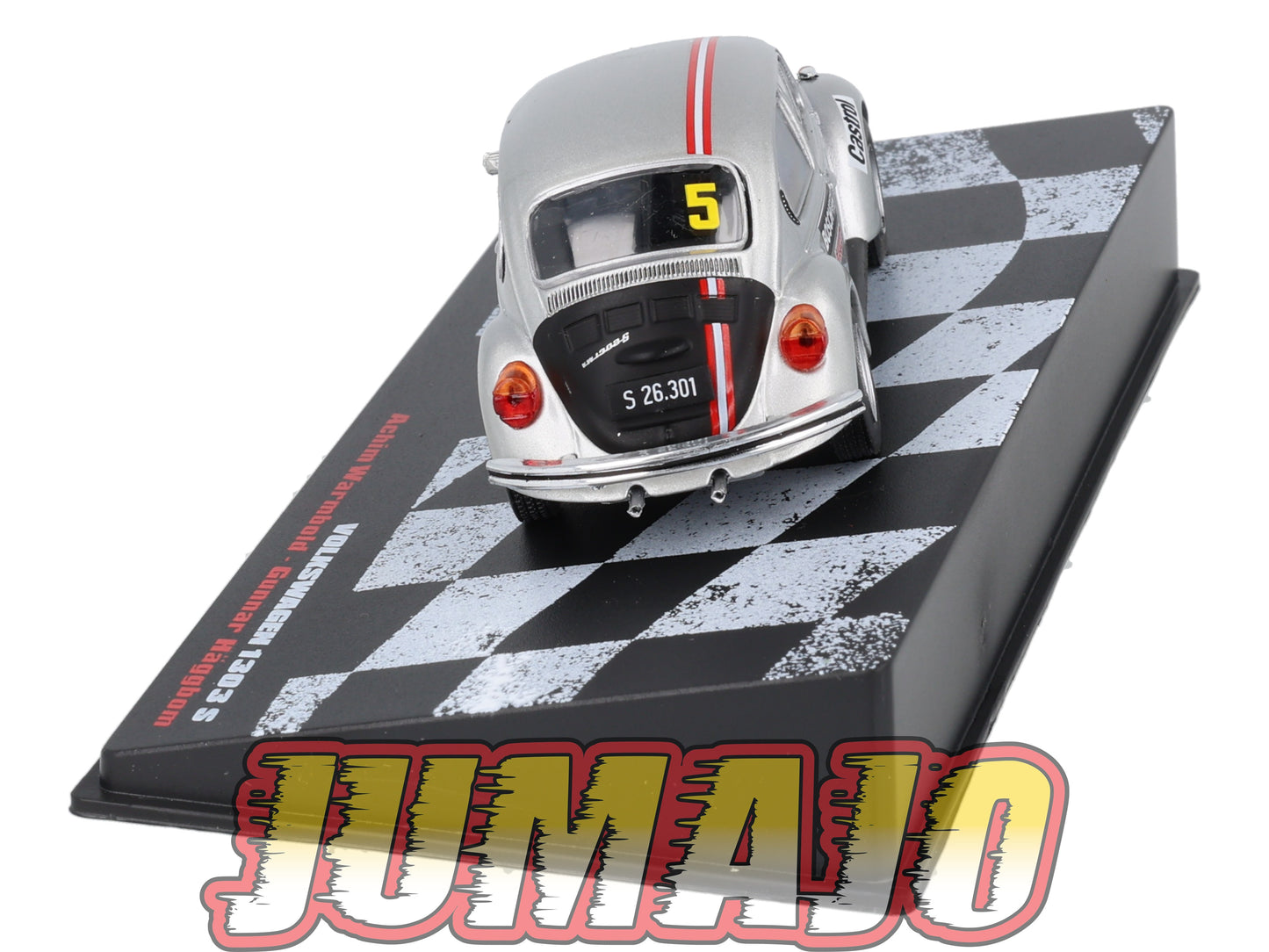 RVR41 1/43 Altaya Vainqueurs rallye : VOLKSWAGEN COX 1303S 1973 #5 A.Warmbold
