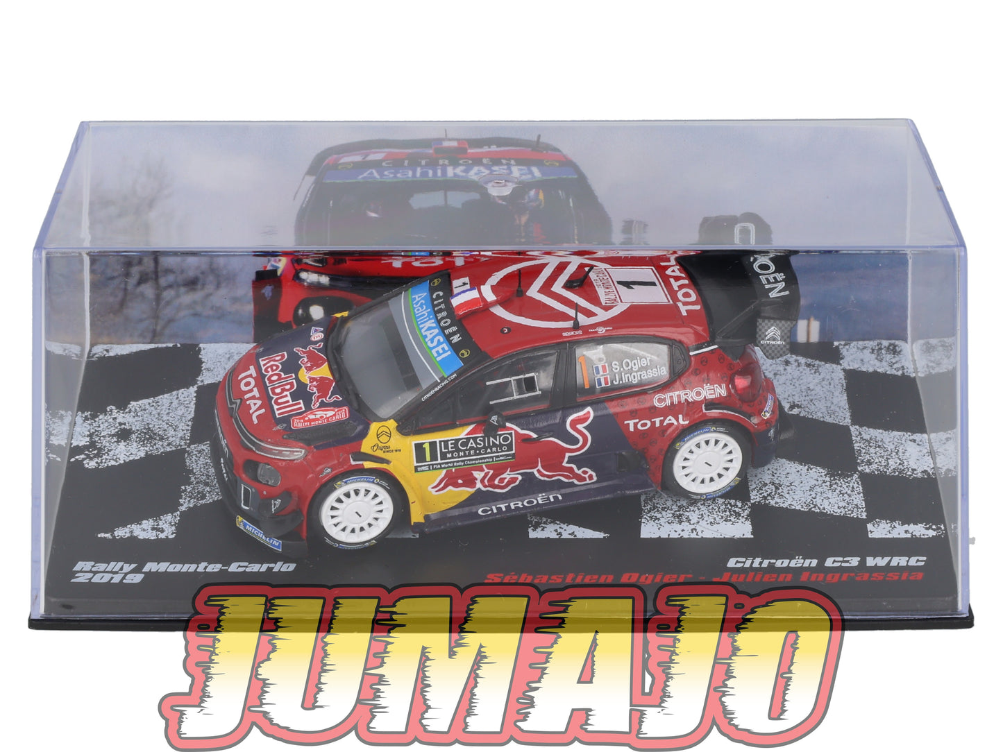 RVR4 1/43 Altaya Vainqueurs rallye : CITROEN C3 2019 #1 S.Ogier