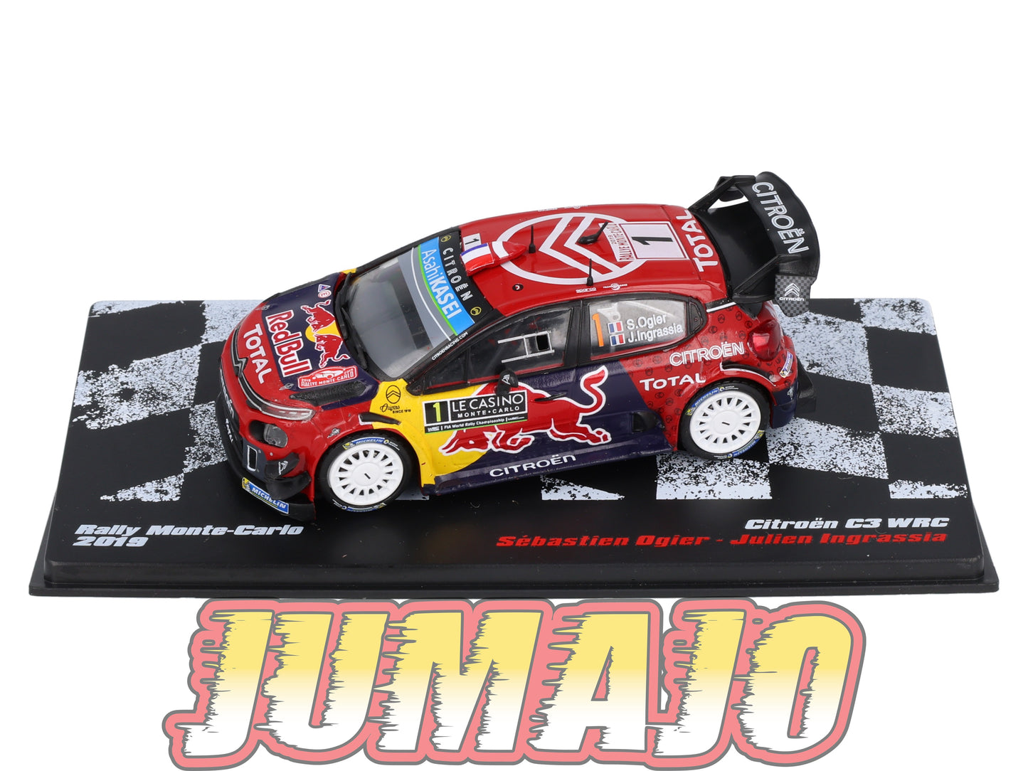 RVR4 1/43 Altaya Vainqueurs rallye : CITROEN C3 2019 #1 S.Ogier