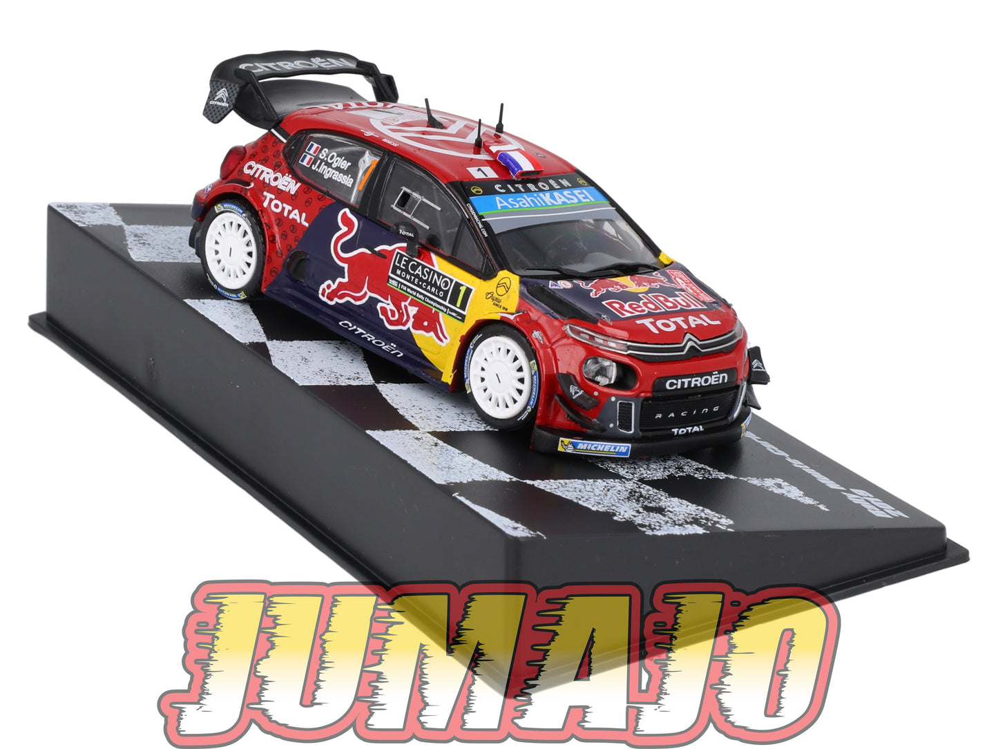 RVR4 1/43 Altaya Vainqueurs rallye : CITROEN C3 2019 #1 S.Ogier