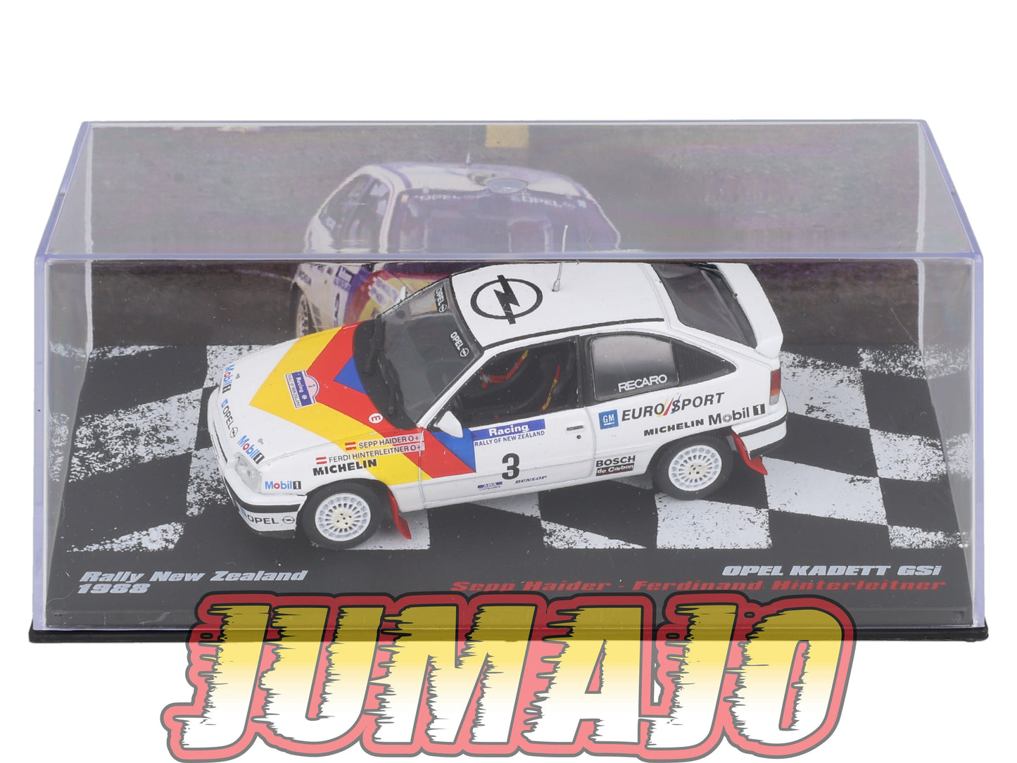 RVR59 1/43 Altaya Vainqueurs rallye Opel Kadett GSi New Zealand 1988 Haider
