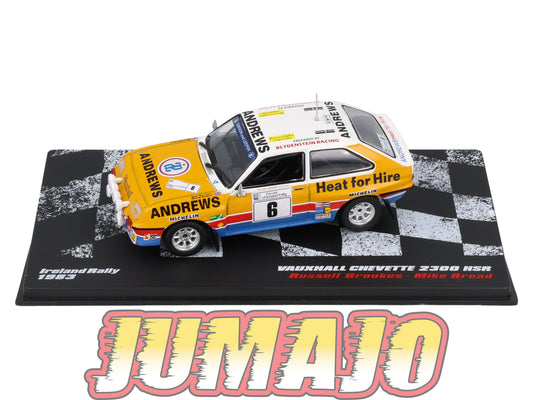 RVR62 1/43 Altaya Vainqueurs rallye Vauxhall Chevette 2300 HSR Ireland 1983 Brookes #6